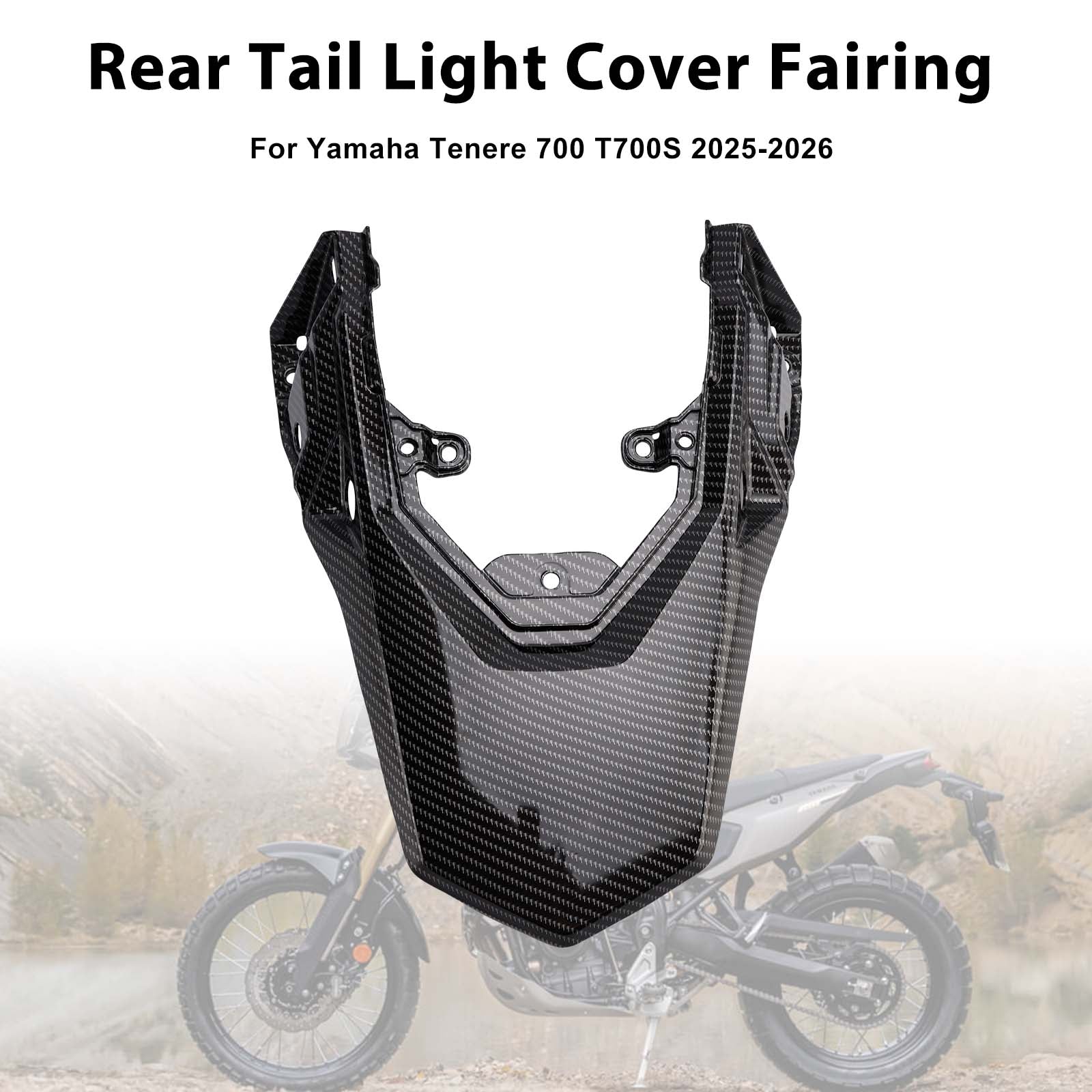 2025-2026 Yamaha Tenere 700 T700S Rear Tail Light Cover Fairing