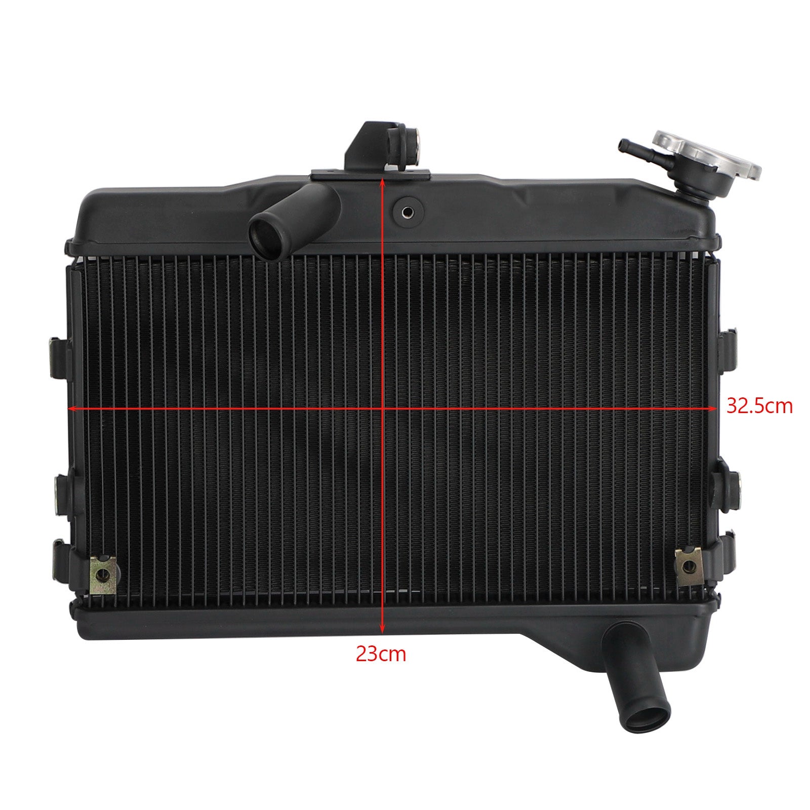 Refrigeração do radiador do motor de alumínio para Yamaha YZF-R7 YZF R7 2021-2024