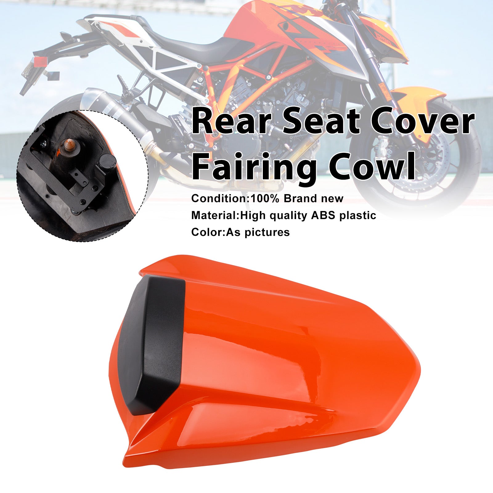 2014-2019 1290 Super Duke R Rear Pillion Seat Cover Fairing Cowl