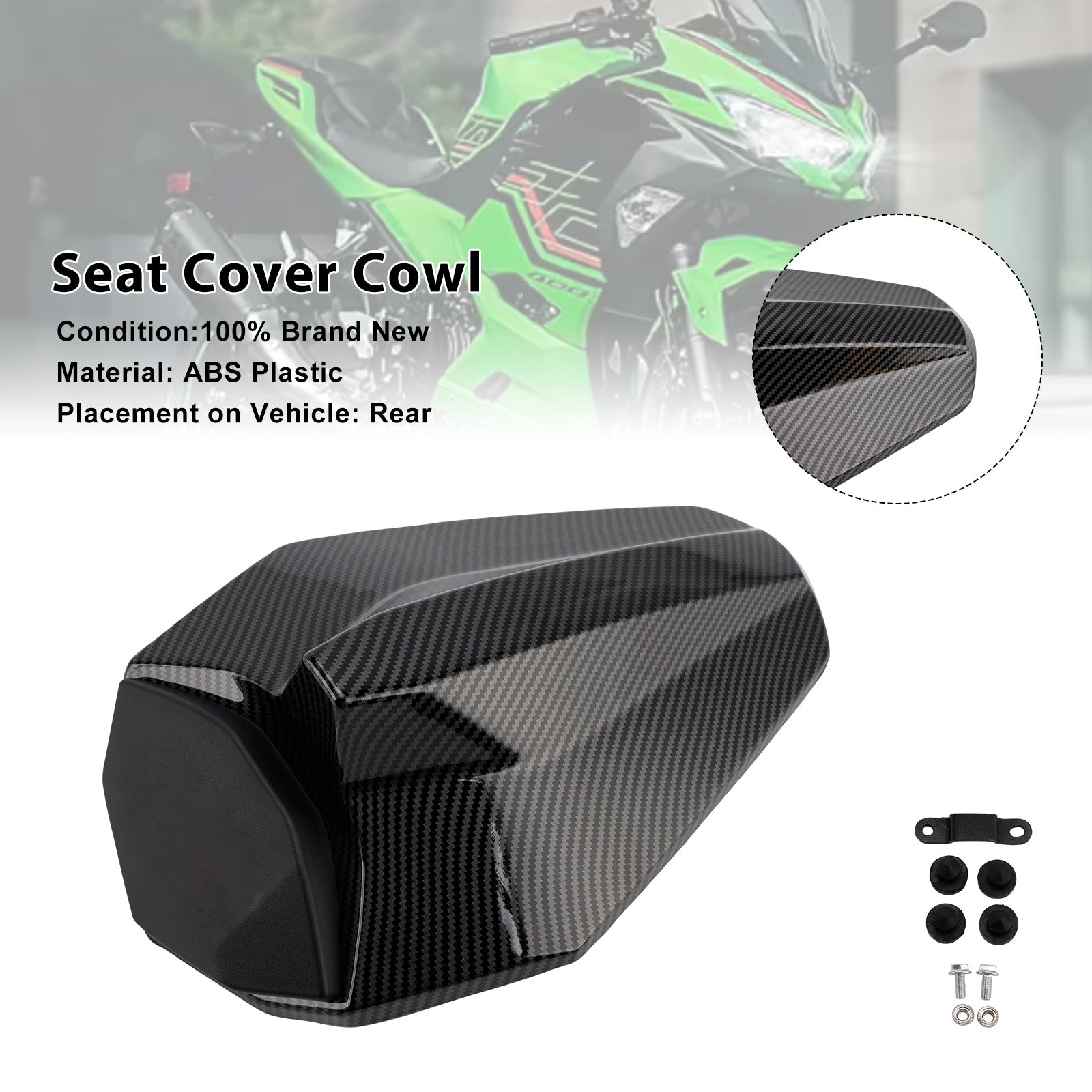 Kawasaki ZX25R ZX4R ZX4RR 20-25 Racing Tail Rear Seat Fairing Cowl