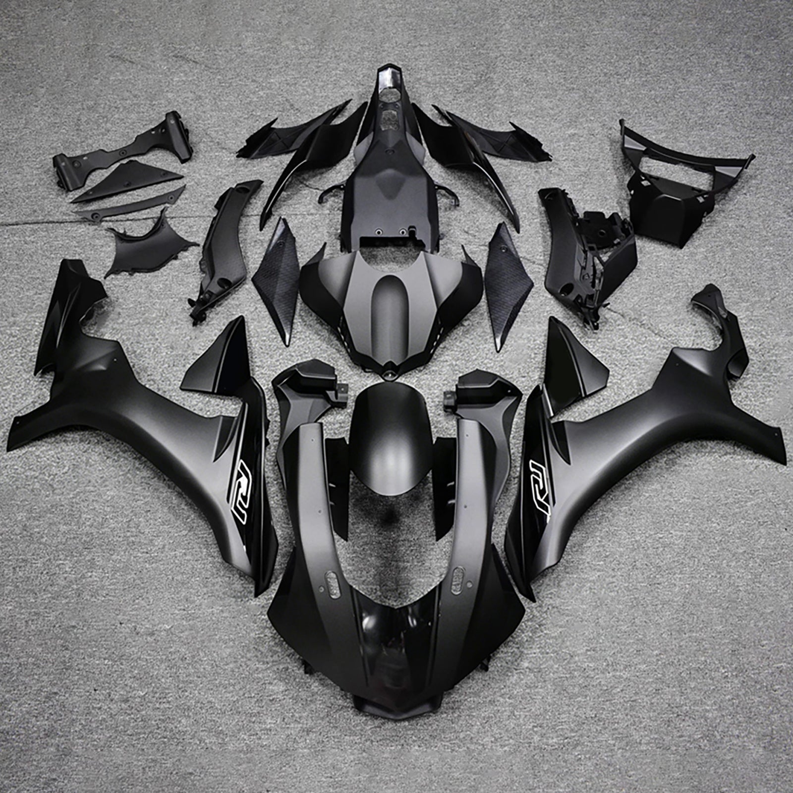 Amotopart 2015-2019 Yamaha YZF 1000 R1 Black Fairing Kit