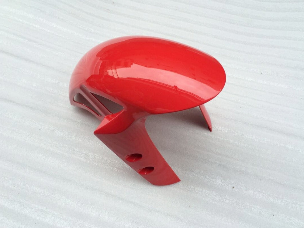 Amotopart 2009-2011 Yamaha YZF 1000 R1 Blanc&Kit de carénage rouge Style1