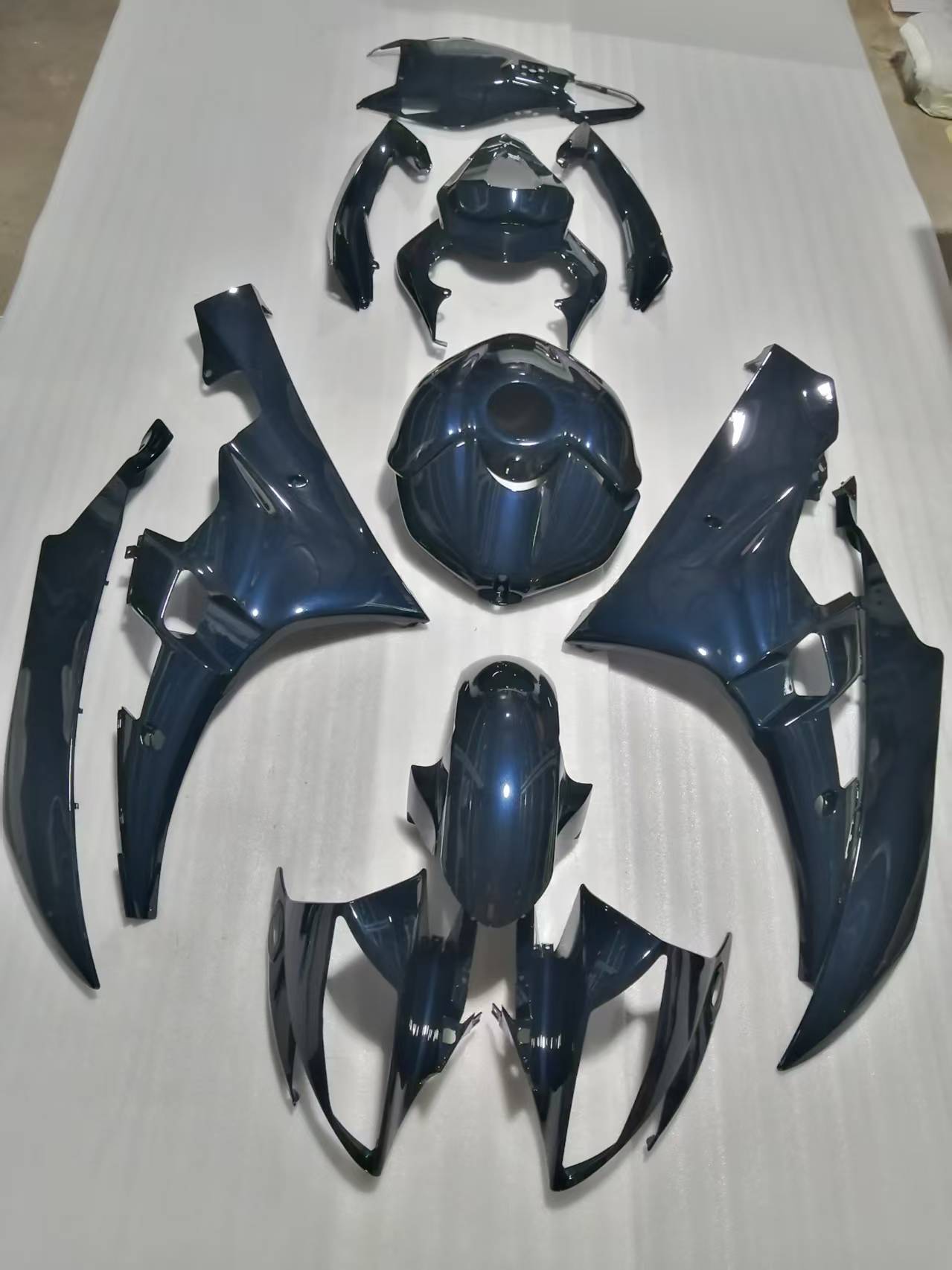Amotopart 2006-2007 Yamaha YZF-R6 Dark Blue Fairing Kit