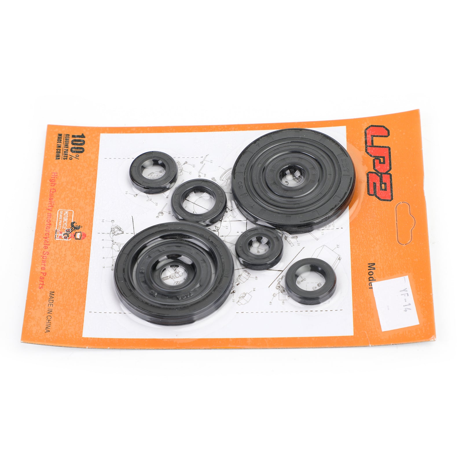 10pcs 04-17 Honda CRF250R CRF250X Complete Engine Oil Seal Crankcase Kit