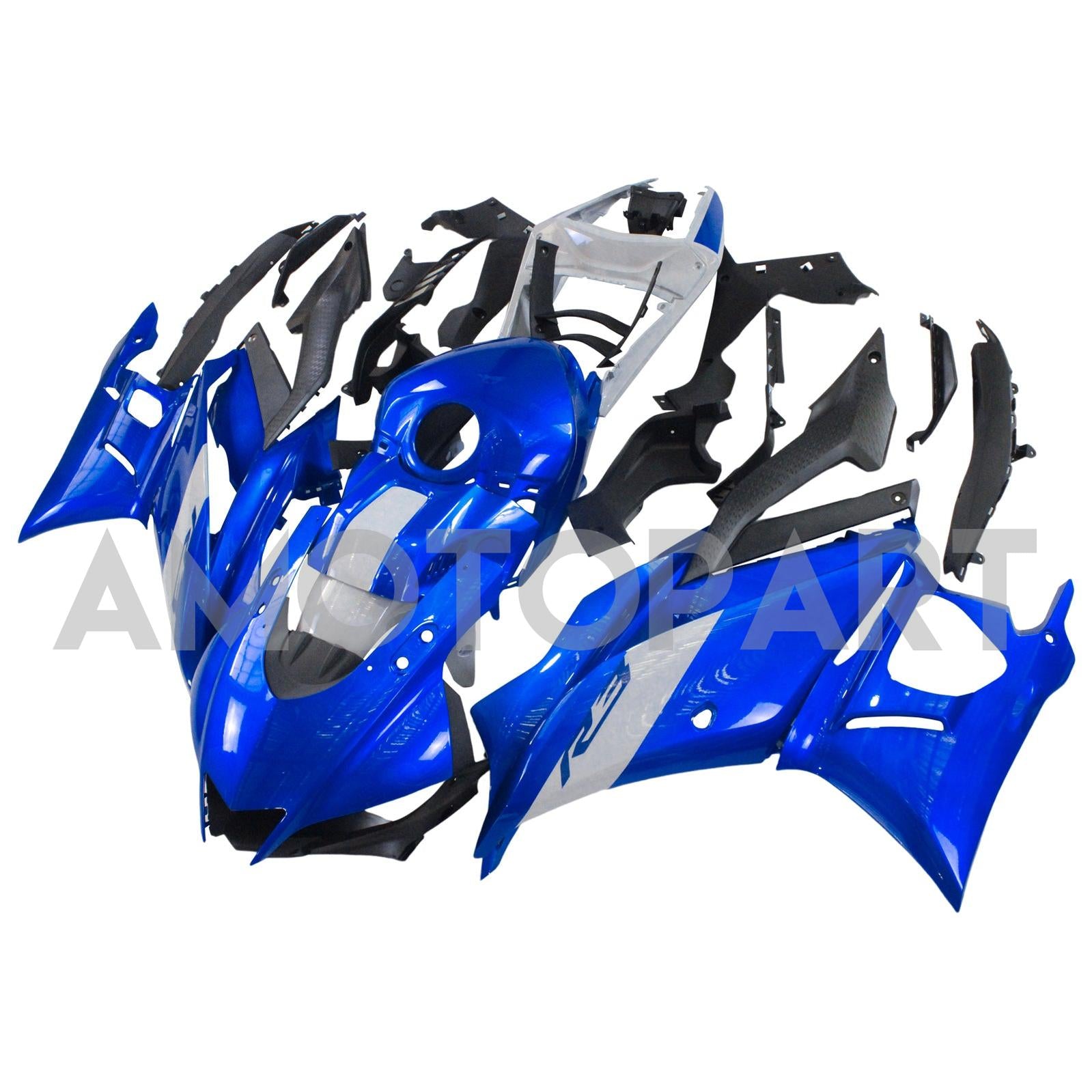 Amotopart 2019-2021 YZF-R3 R25 Yamaha Blue Fairing Kit