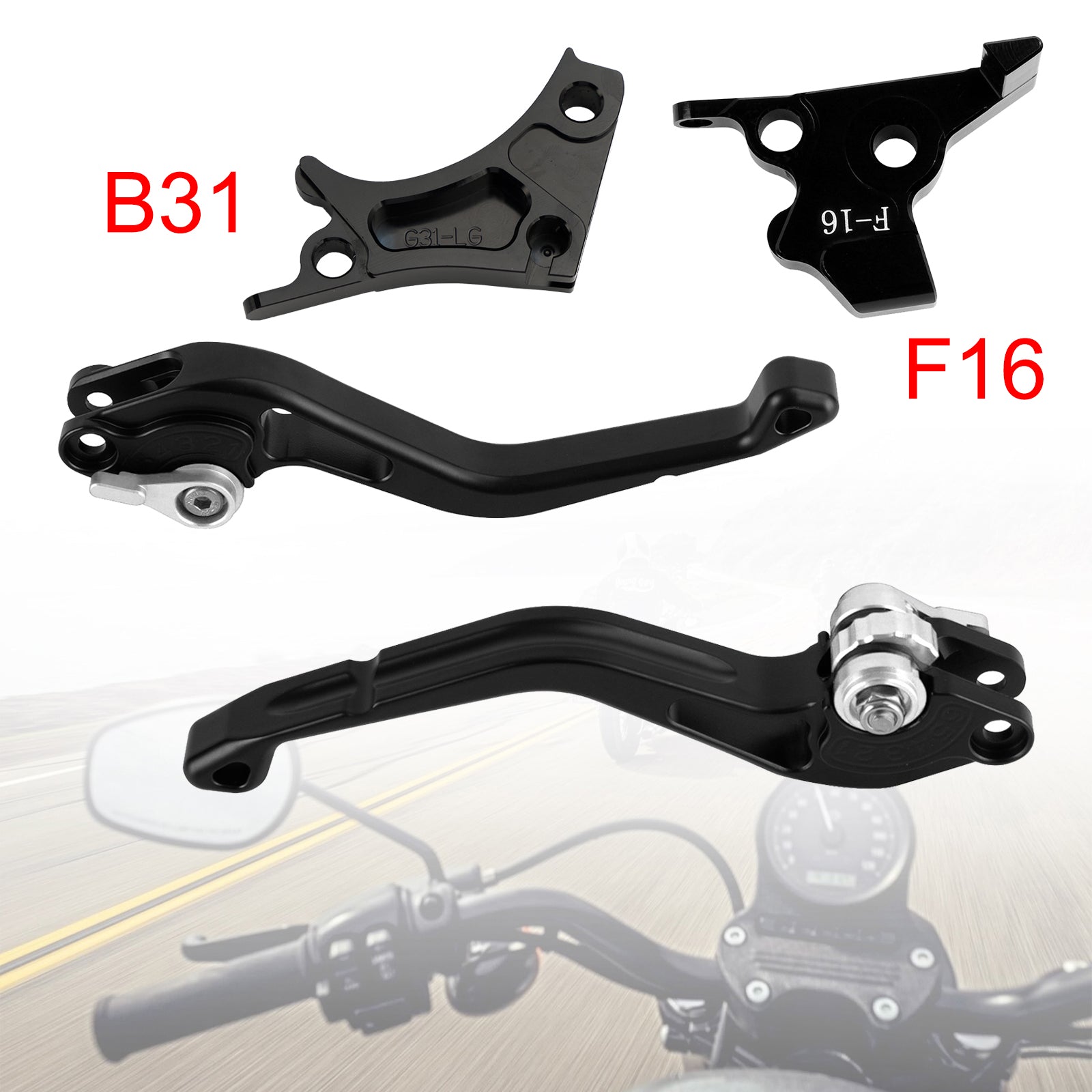2017-2018 Silver BMW G310R G310GS NEW Short Clutch Brake Lever