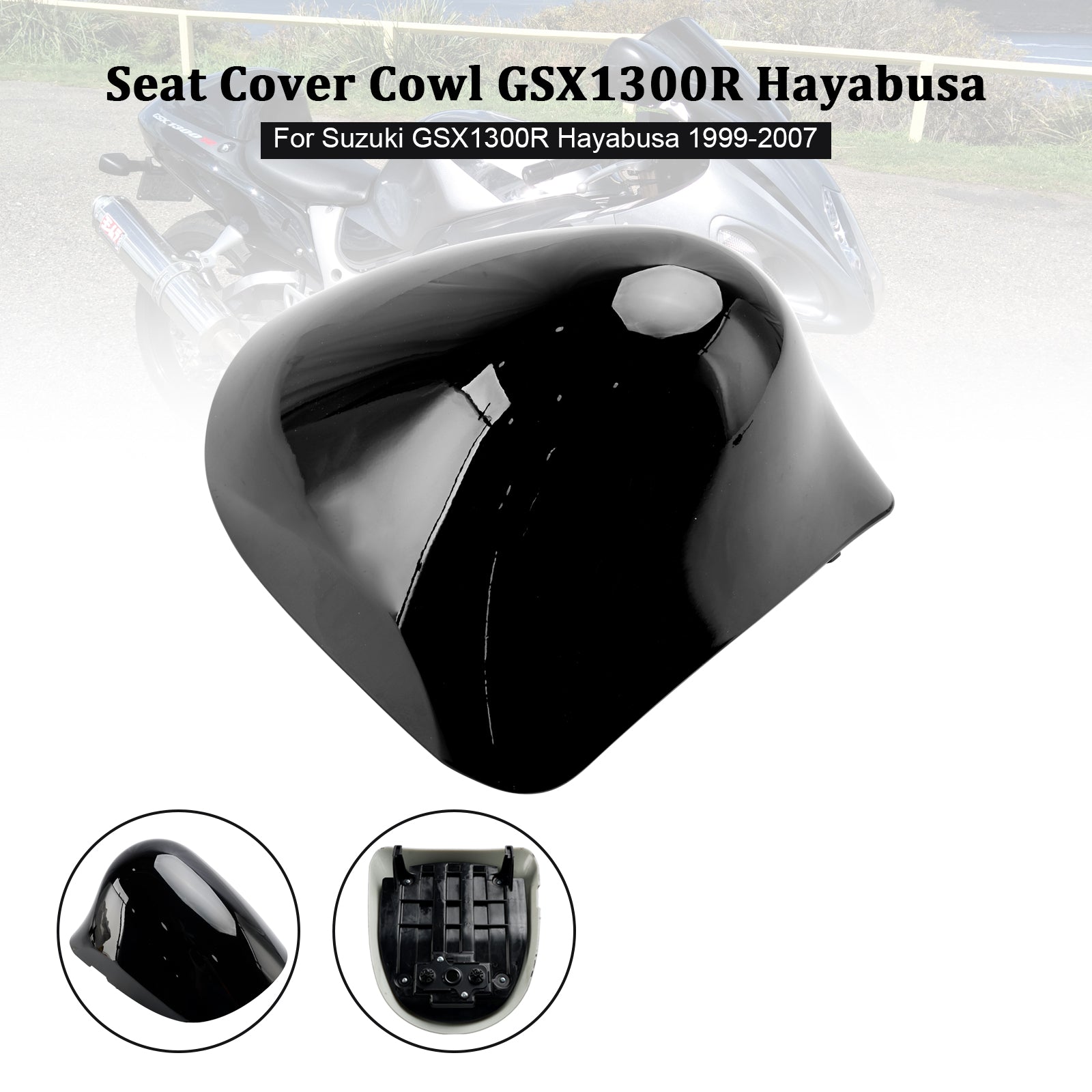 99-07 Suzuki GSX1300R GSX-R1300 Hayabusa Cubierta de carenado del asiento trasero