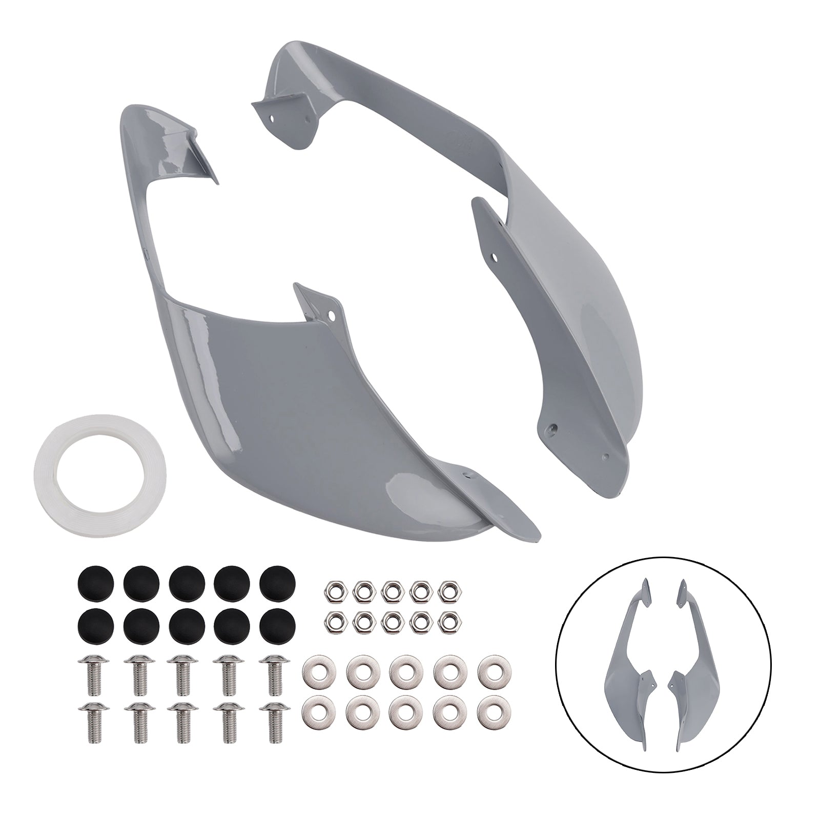2021-2024 Yamaha YZF R1 R1M Voorzijde Winglets Vleugels Spoiler Kuip