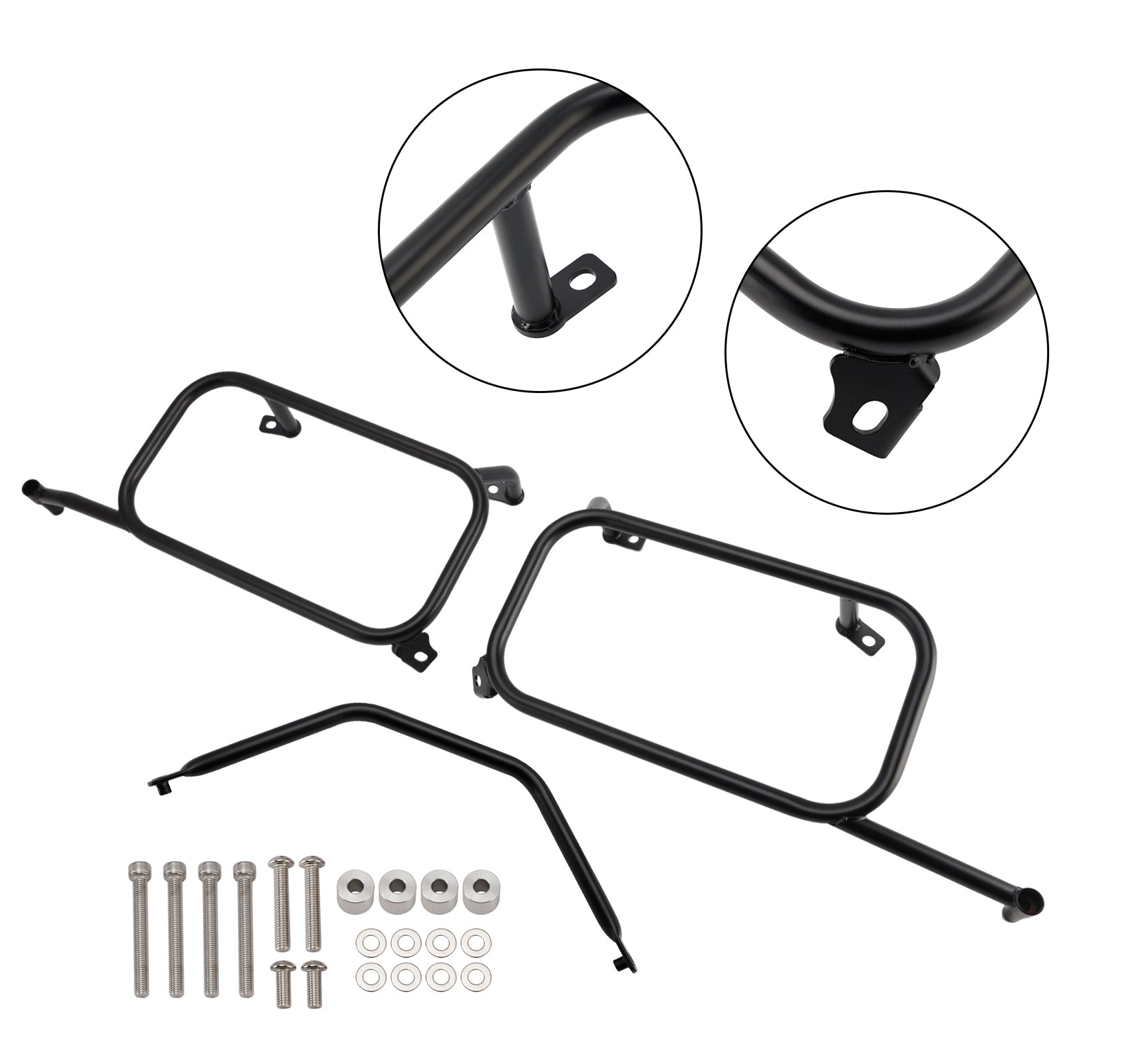 2022-2025 Tiger 1200 Side Saddle Bag Mounting Bracket Black Left&Right