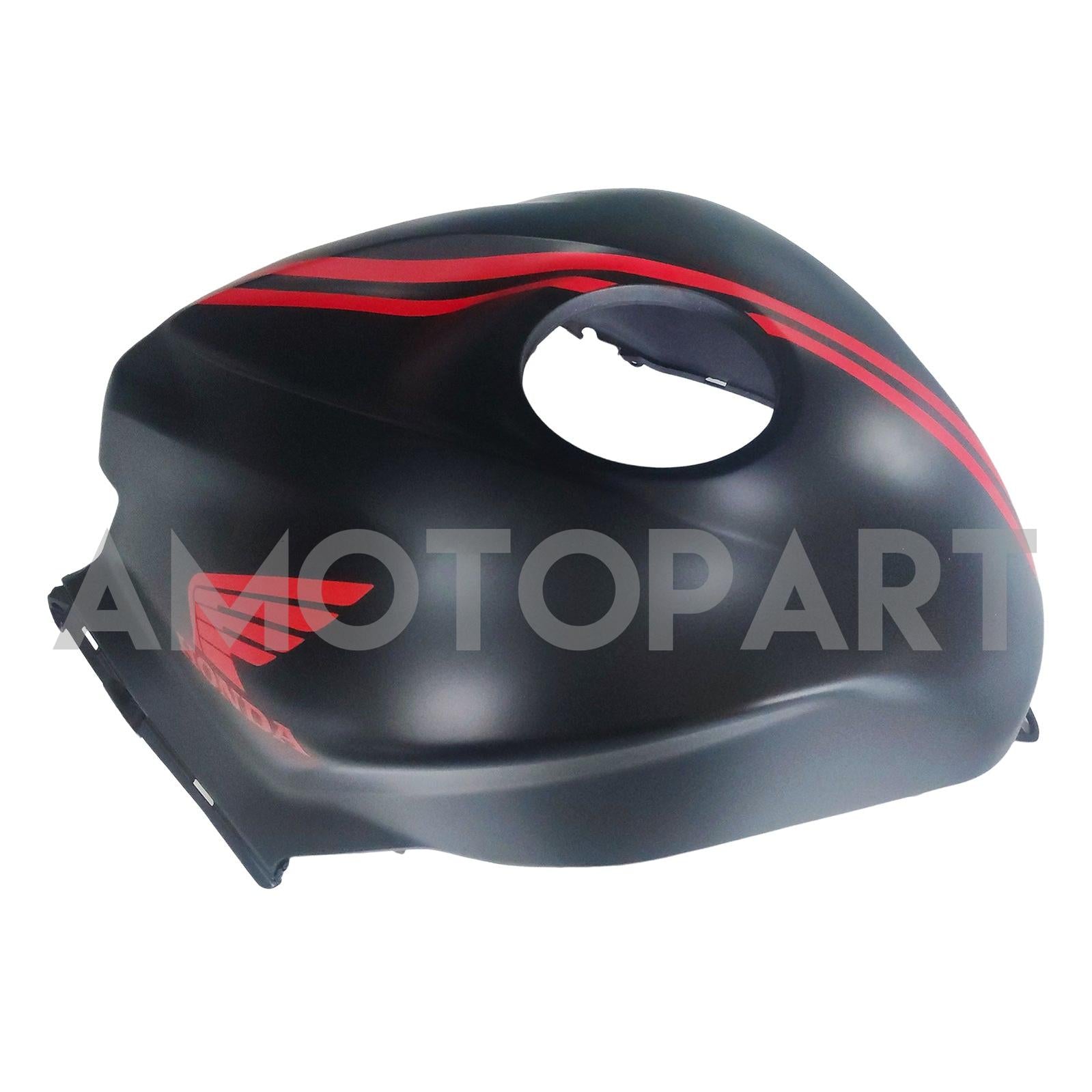 Amotopart 2007-2008 Honda CBR600RR Matte Black Red Fairing Kit
