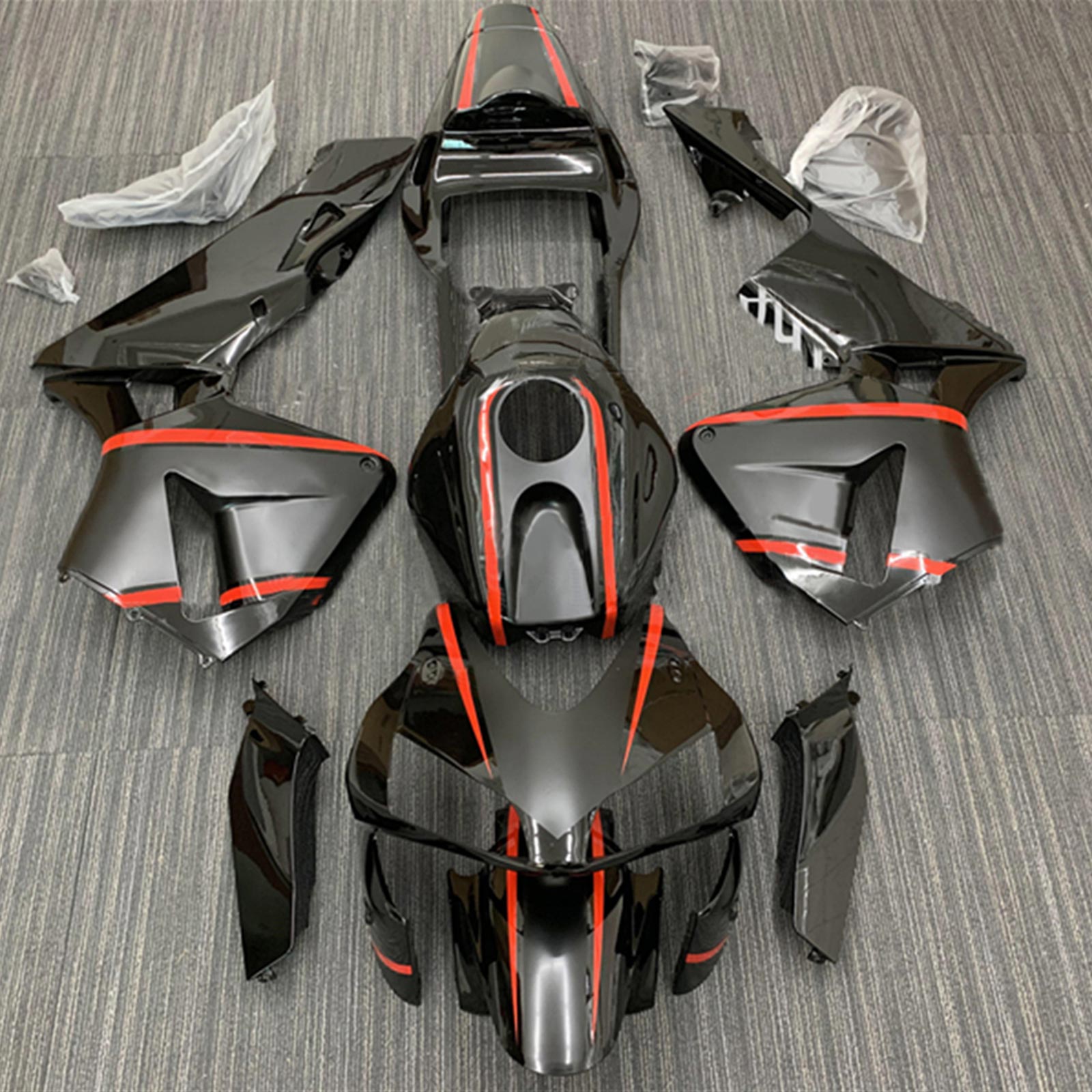 Amotopart 2003-2004 Honda CBR600RR Black Orange Reading Kit