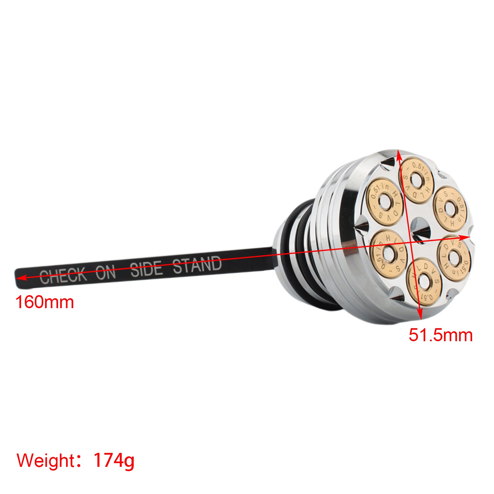 2000-2017 Softail All Models Oil Dipstick Tank Cap Plug