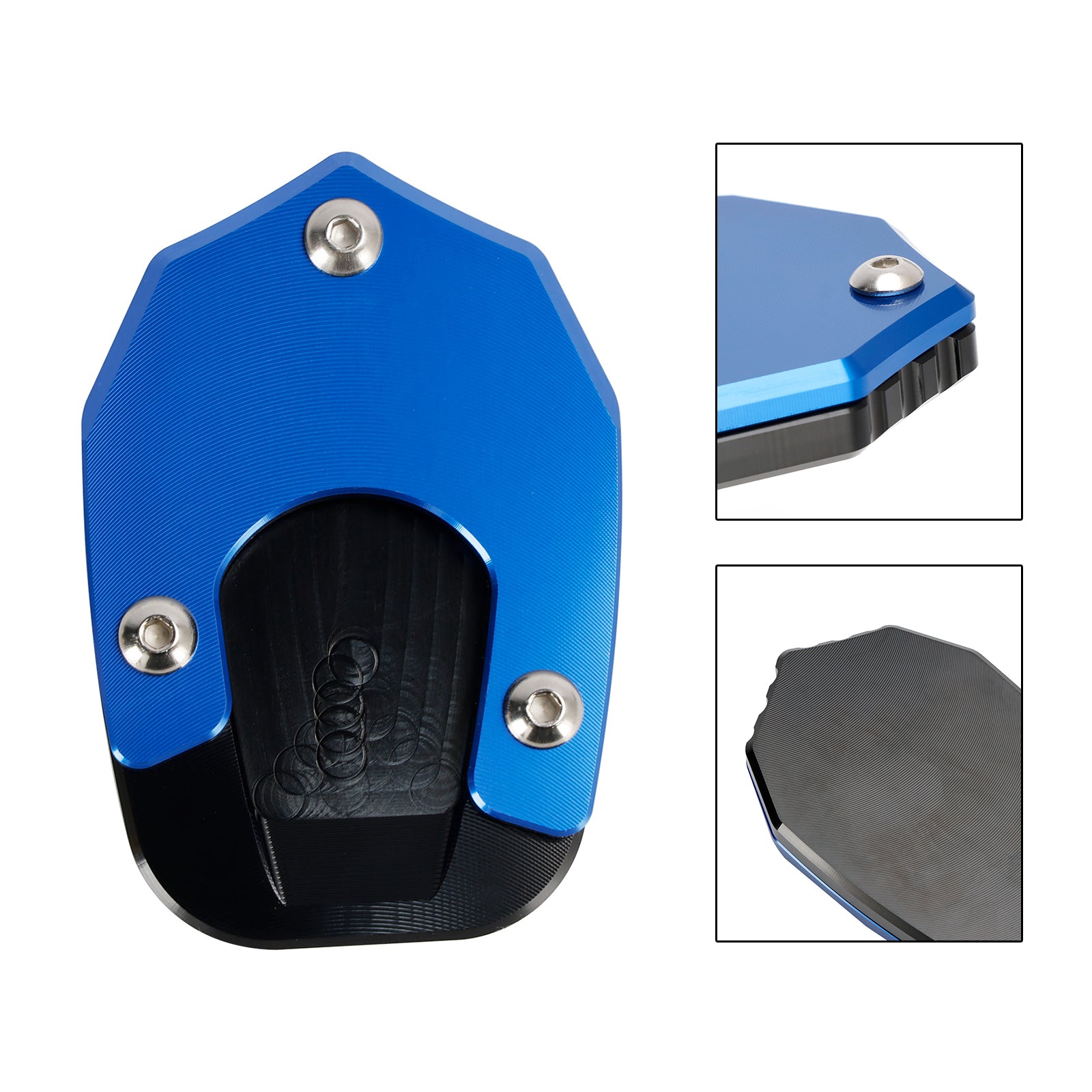 Suzuki 15-20 GSX-S1000 & 22-23 GSX-S1000 Blue Kickstand Enlarge Plate Pad