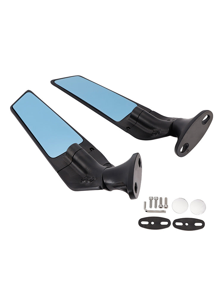 04-07 Honda CBR600RR 03-12 CBR1000RR Specchietti retrovisori neri con aletta girevole