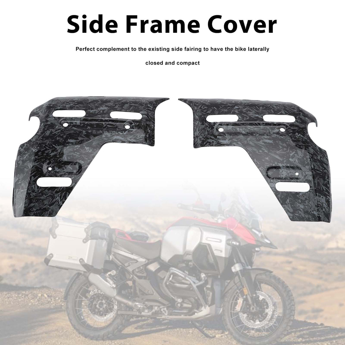 2025-2026 BMW R1300GS ADV Cubierta de carenados de panel de marco lateral