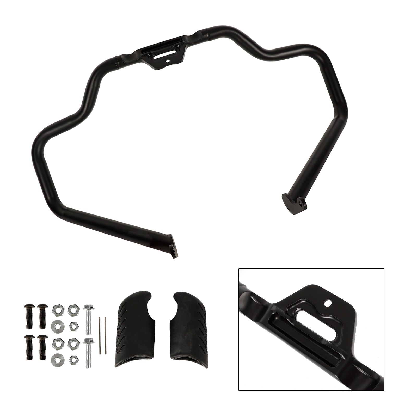 18-23 ソフテイル ファットボーイ ヘリテージ エンジンガード クラッシュバー フレーム プロテクター バンパー