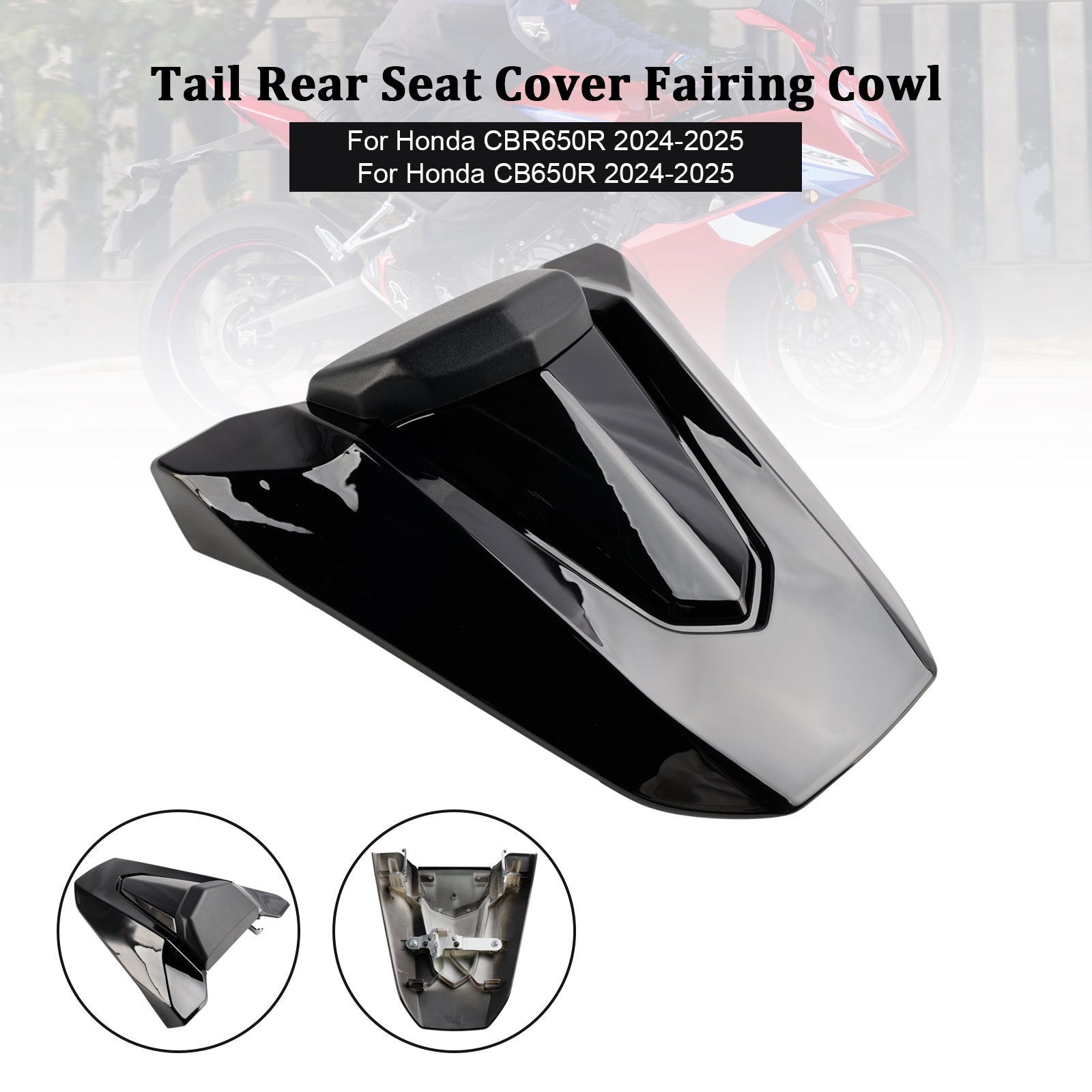 2024-2025 Honda CBR650R CB650R Rear Tail Seat Fairing Cover