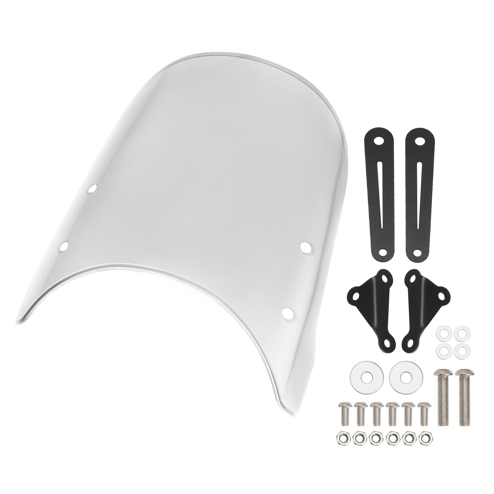 Moto Guzzi 16-23 V7 Classic & 18-23 V9 Clear Bobber Windshield vindruta