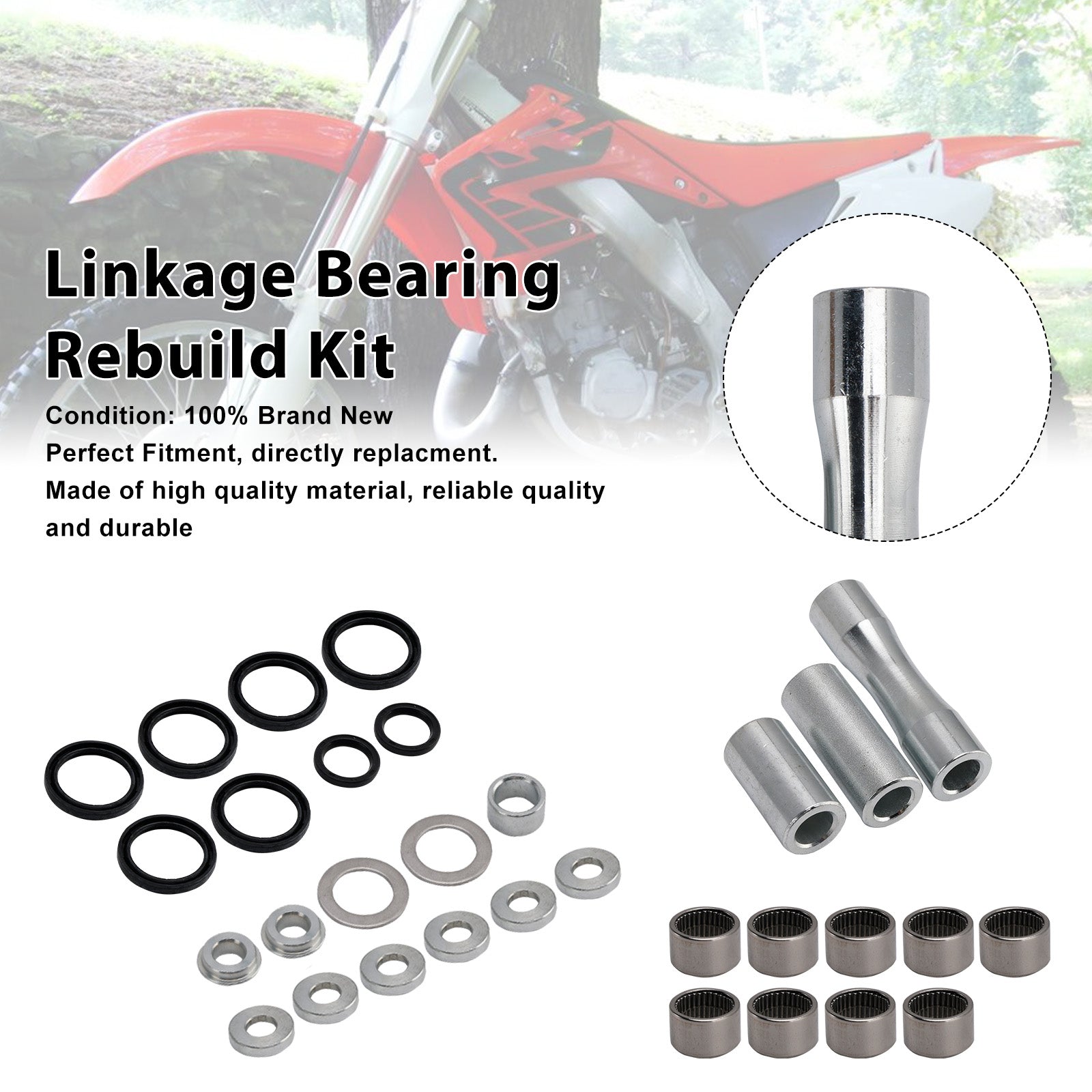Honda CR250R CRF250X CRF450R CRF450X Linkage Bearing Rebuild Kit LRK-H-169