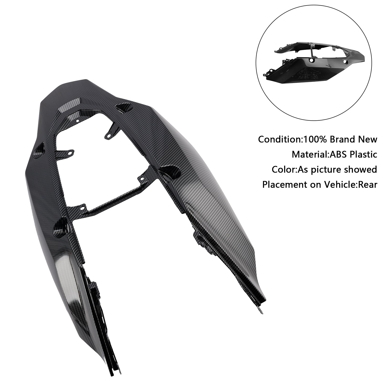 2019-2024 Yamaha Tenere 700 kuipstaartstoel