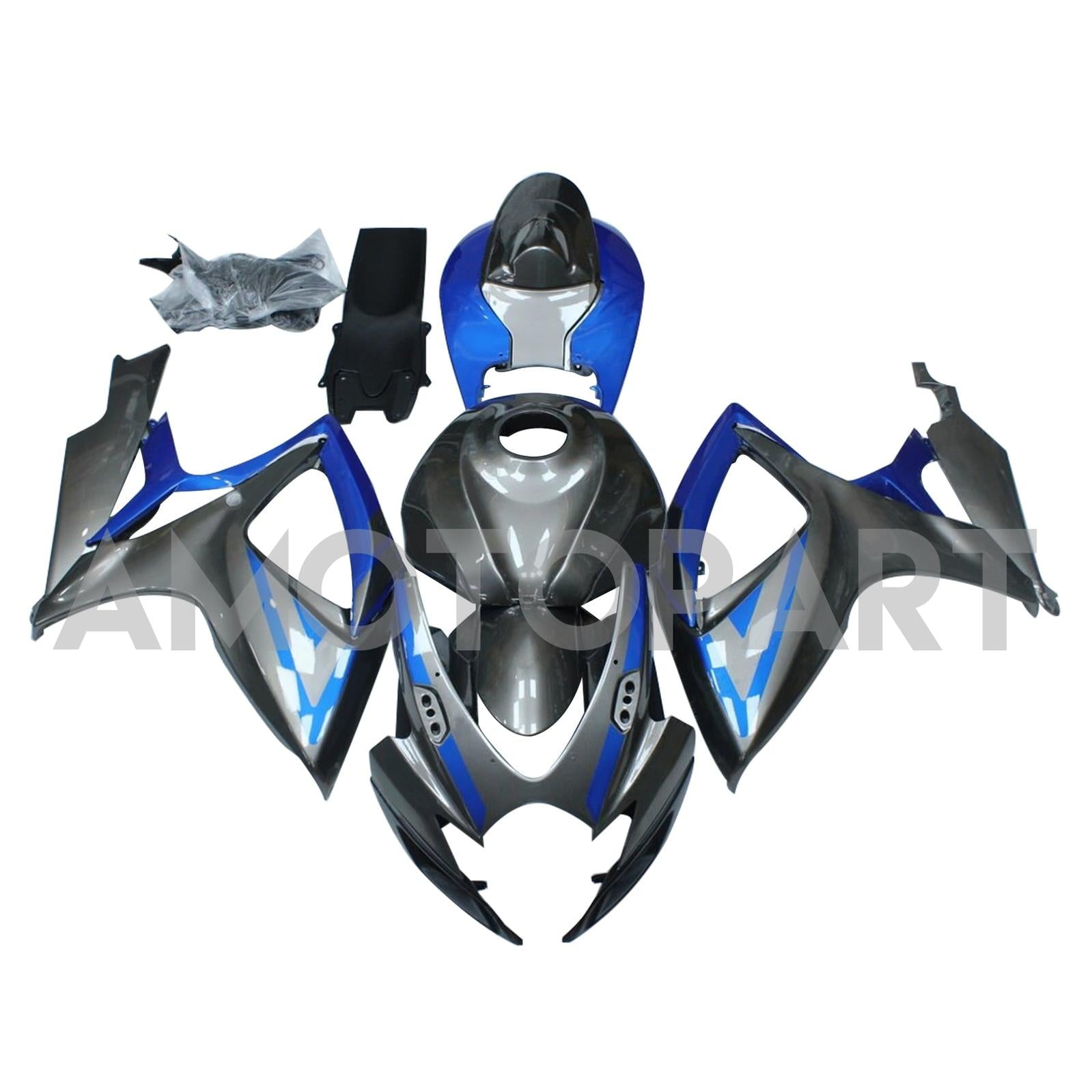 Amotopart 2006-2007 Suzuki GSXR600 750 Collection de kit de carénage