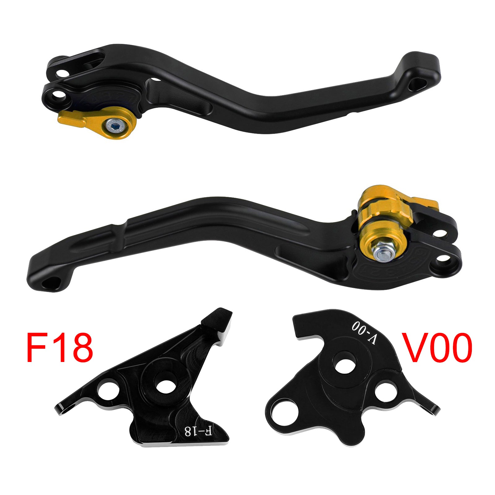 Honda VFR750 VFR800/F VTR1000F Gold NEU Kurzkupplungs-Bremshebel