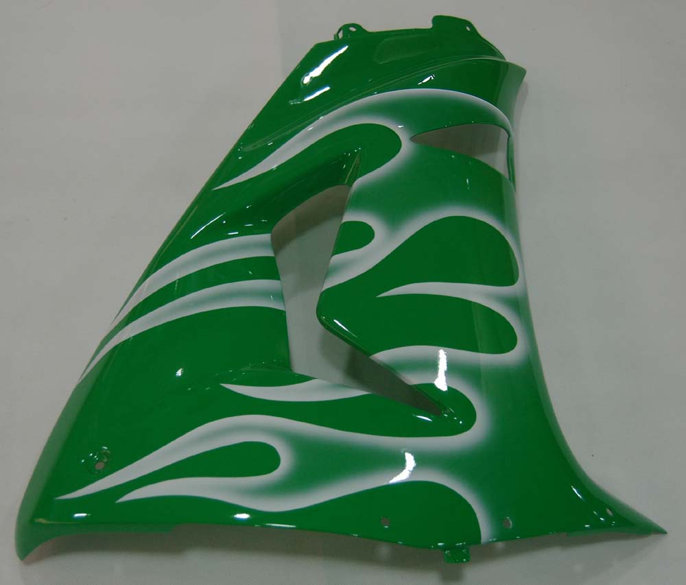 Amotopart 2006-2007 Kawasaki ZX10R Green Fairing Kit