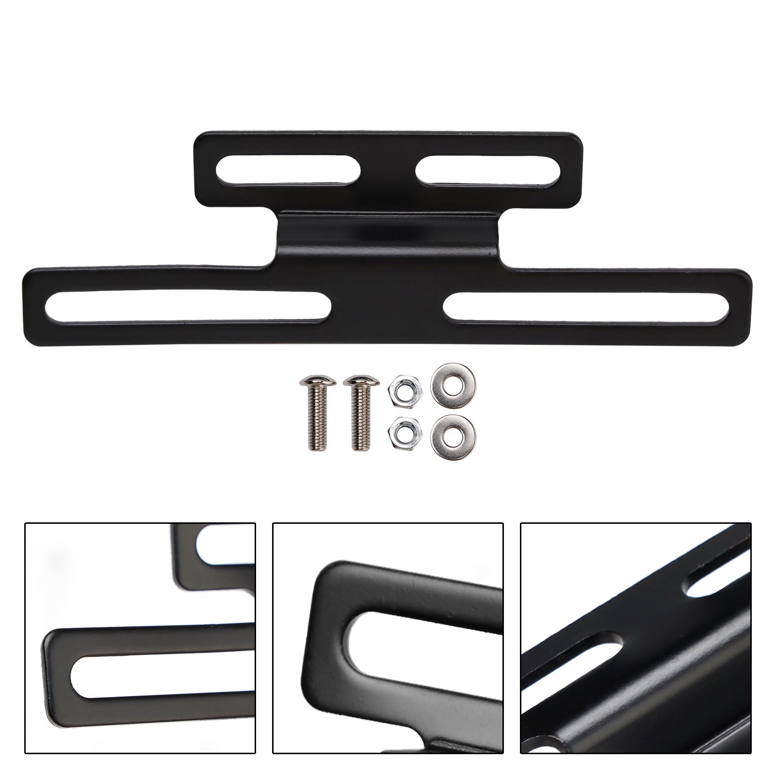 Universal Motorcycle Rear License Number Plate Frame Holder Bracket