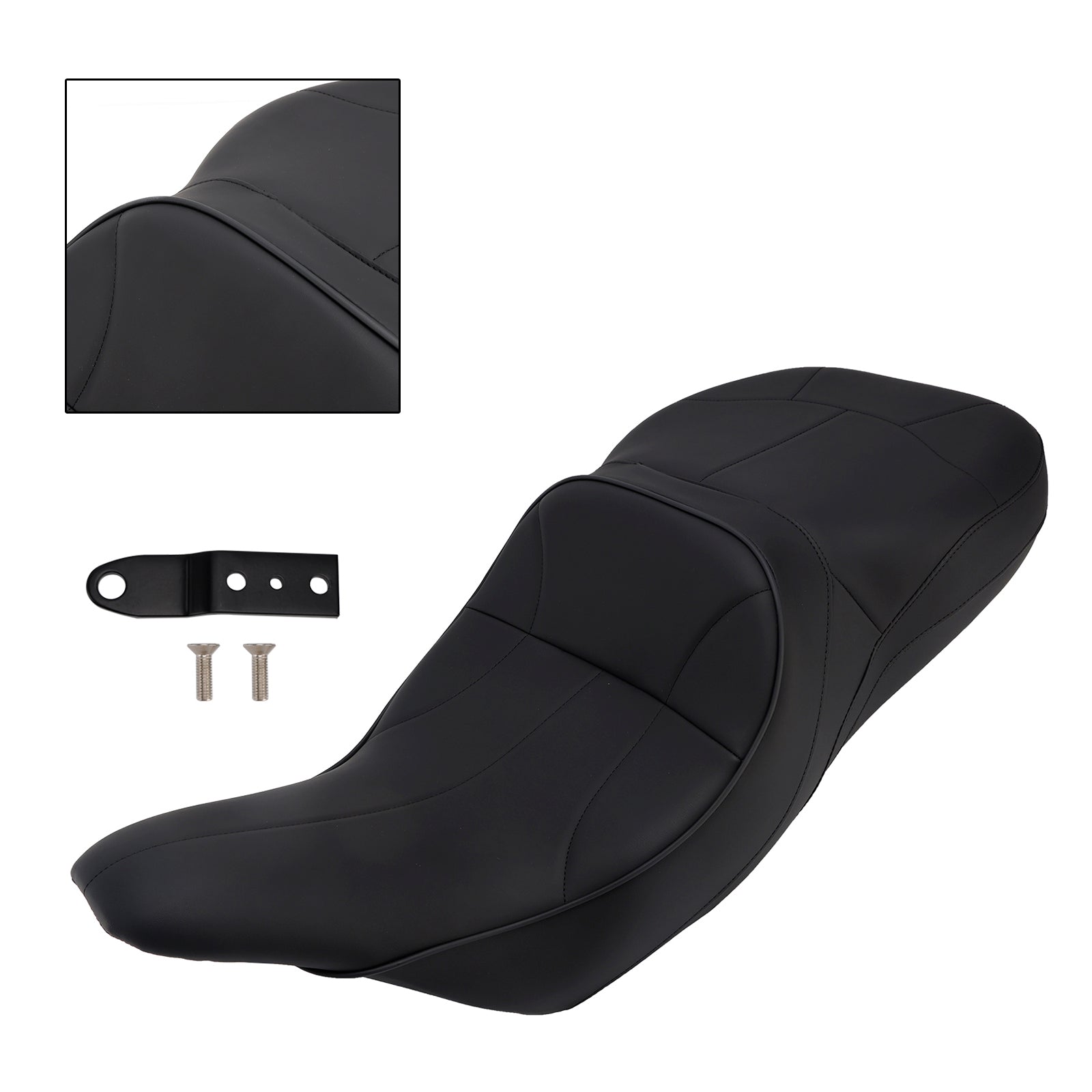 97-07 Touring Road King Type Complete Cushion Rider Passenger Seat Fits