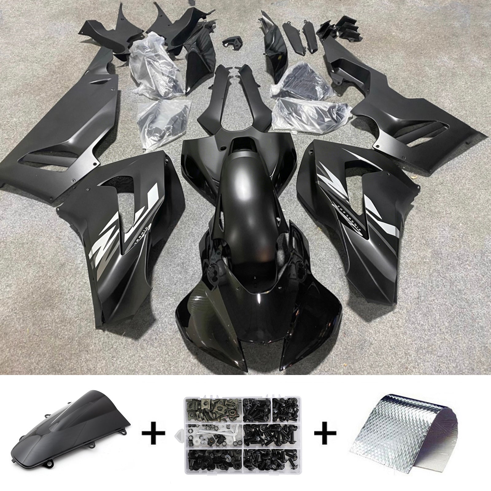 Amotopart 2020-2023 Honda CBR1000RR-R Black Fairing Kit