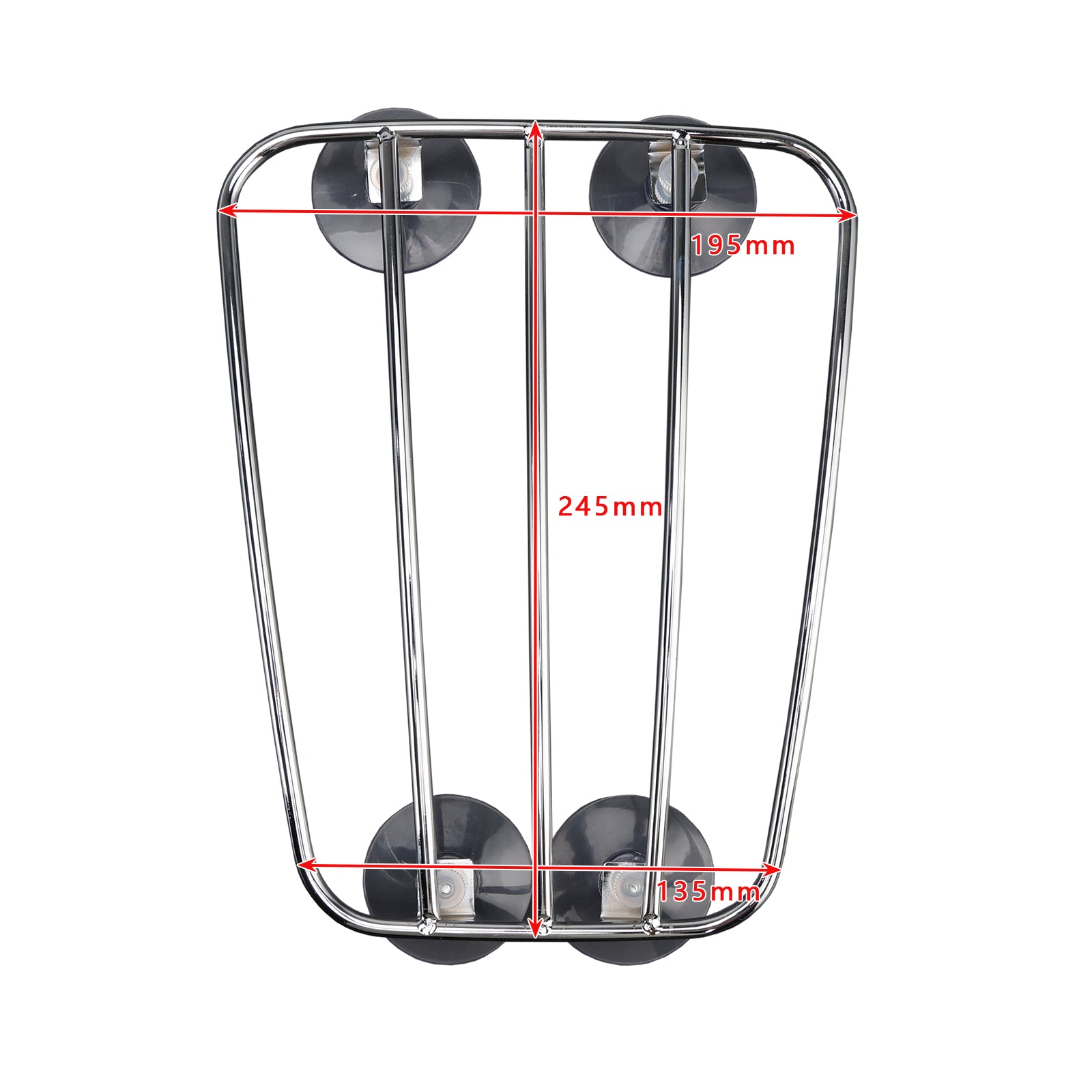 Bonneville T100 T120 Thruxton Scrambler 900 Motorcycle Fuel Tank Rack Chrome