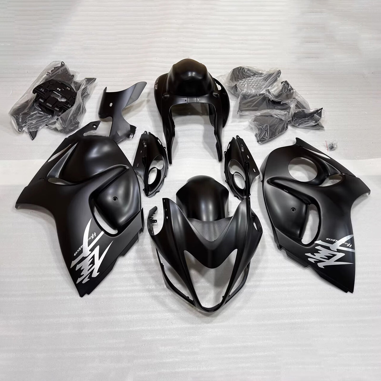 Amotopart 2008-2020 Suzuki Hayabusa GSX1300R Black Fairing Kit