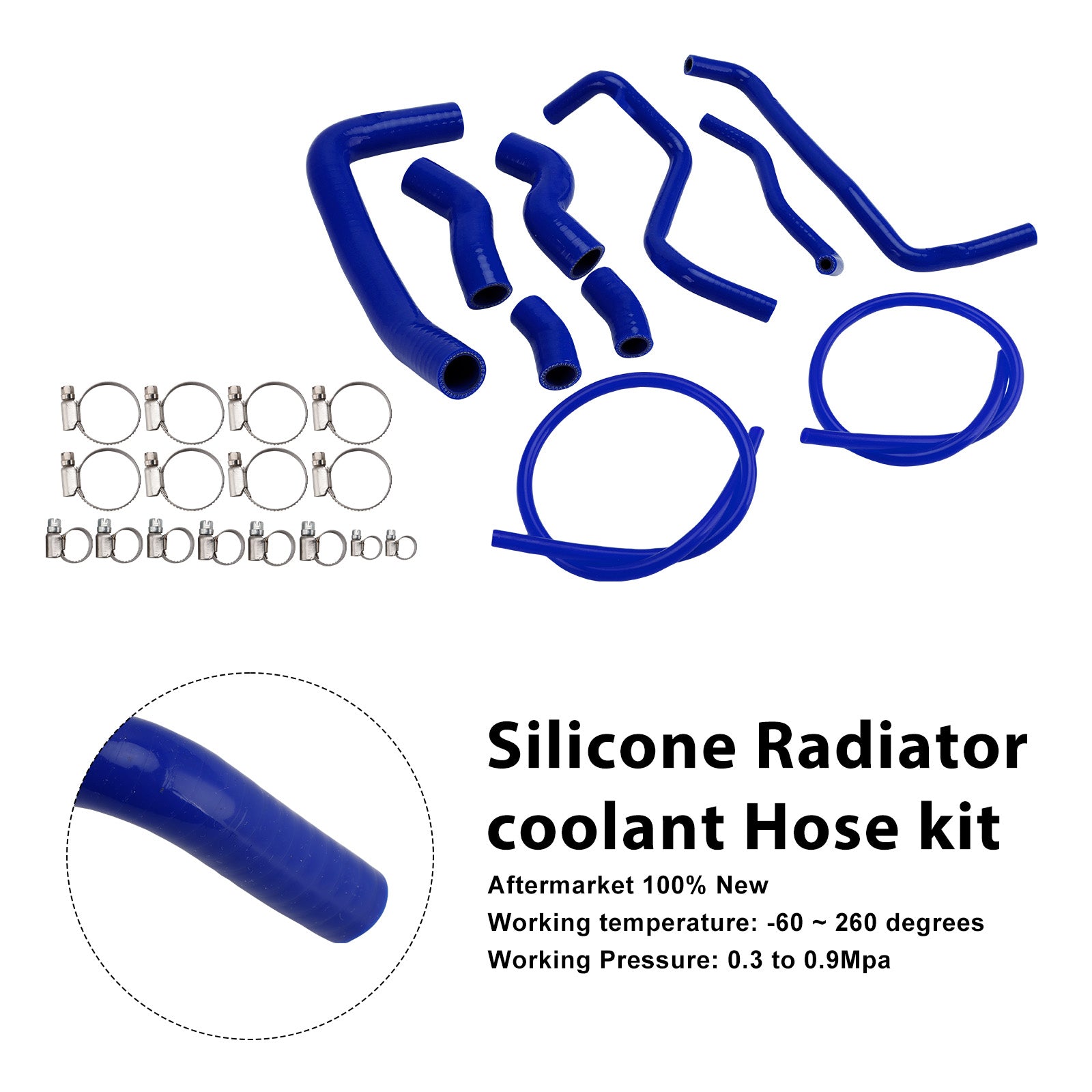 2016-2025 Suzuki SV 650 SV650 Silicone Radiator coolant Hose