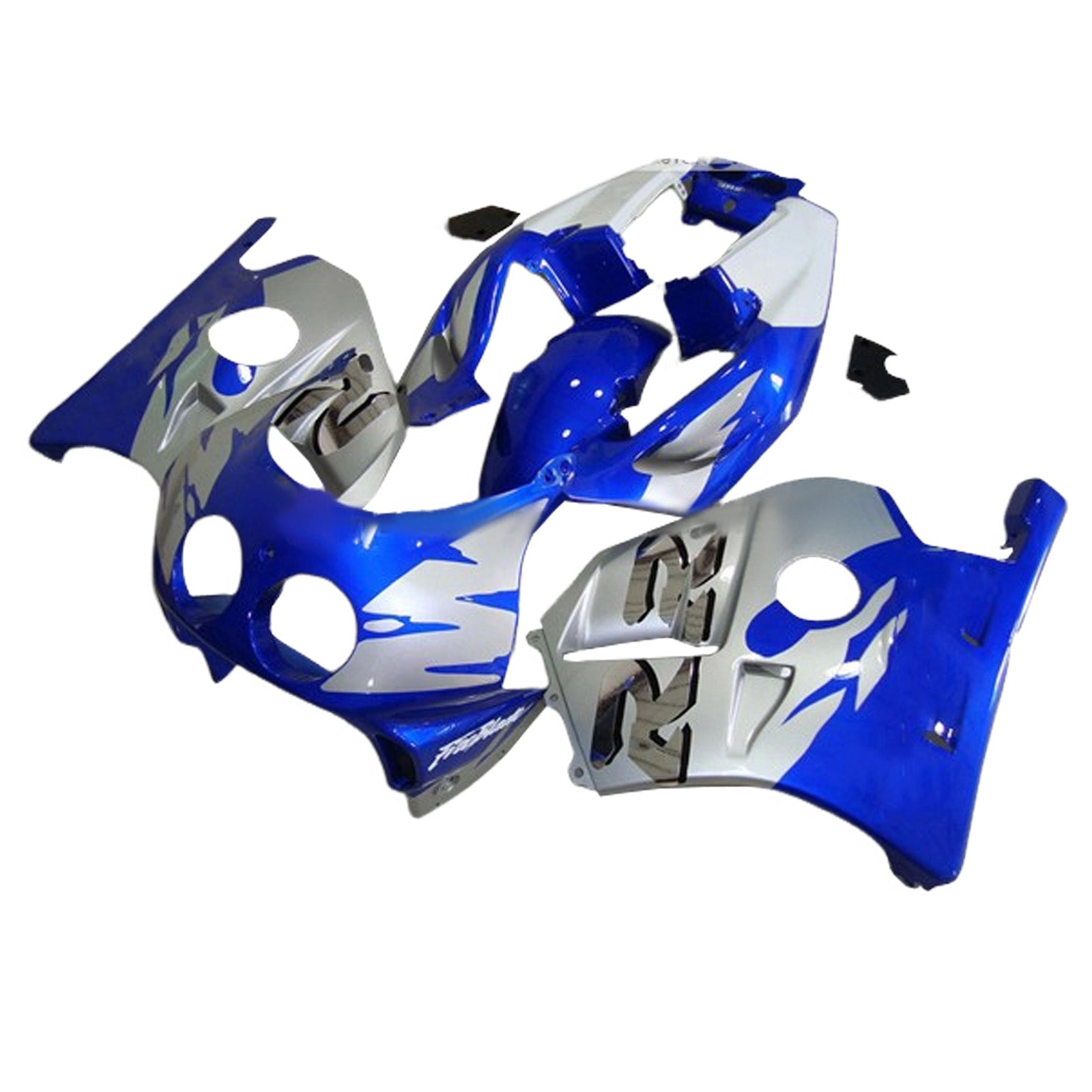 Amotopart 1990-1998 Honda CBR250RR MC22 Sliver Blue Fairing Kit