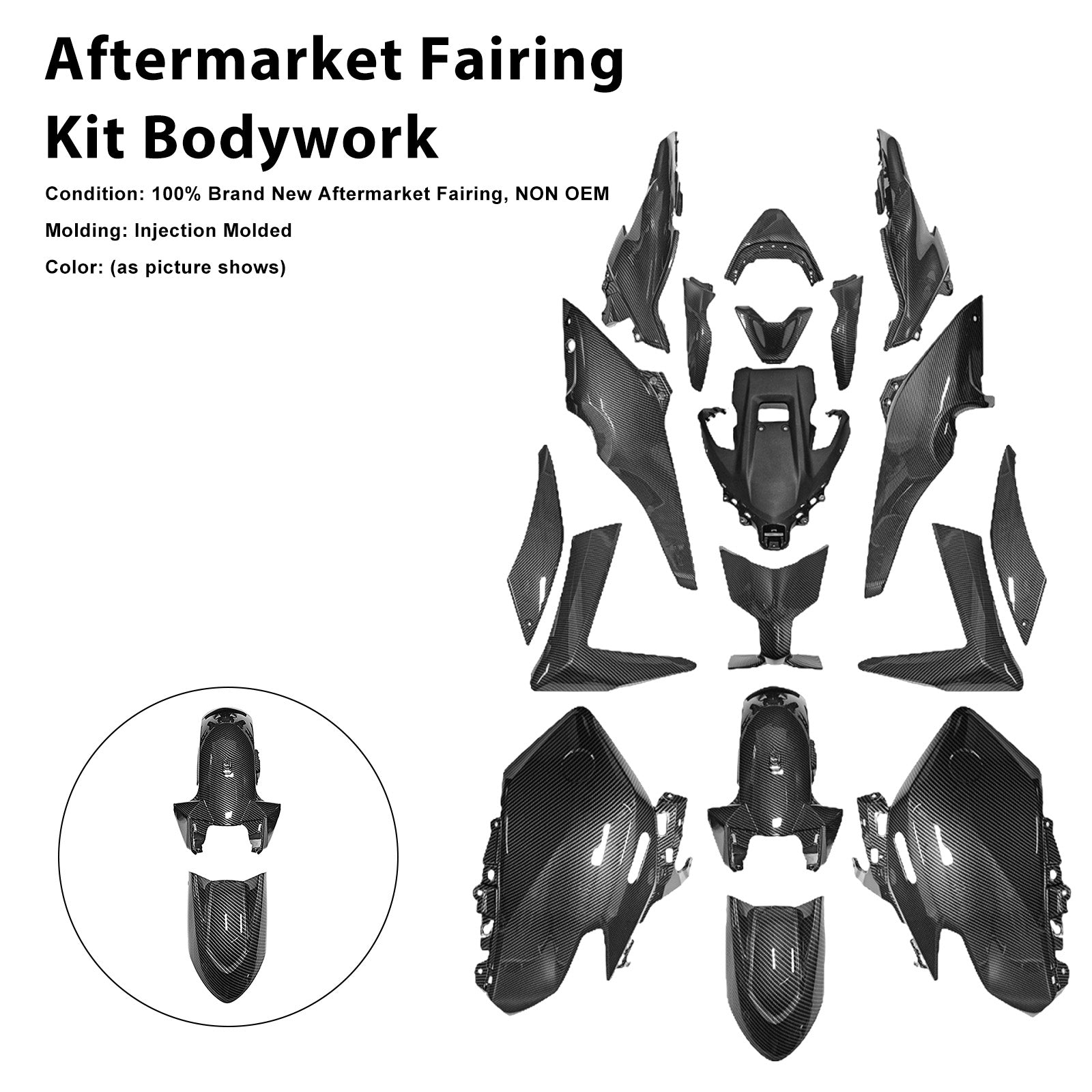 Amotopart 2025-2026 Yamaha TMAX560 Fairing Kit Collection