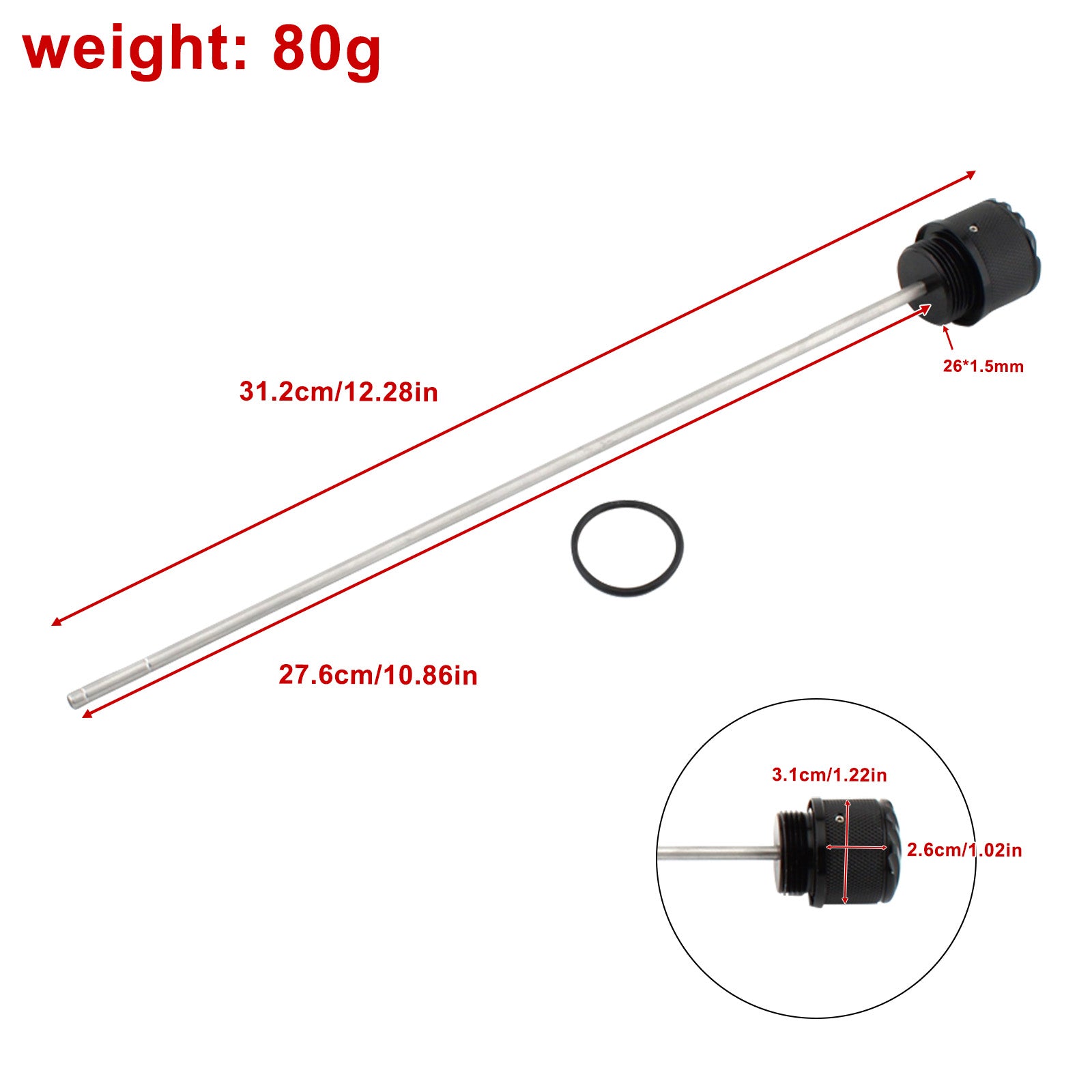 BMW R 45 65 80 100 R45 R65 R80 R100 Oil Dipstick Plug