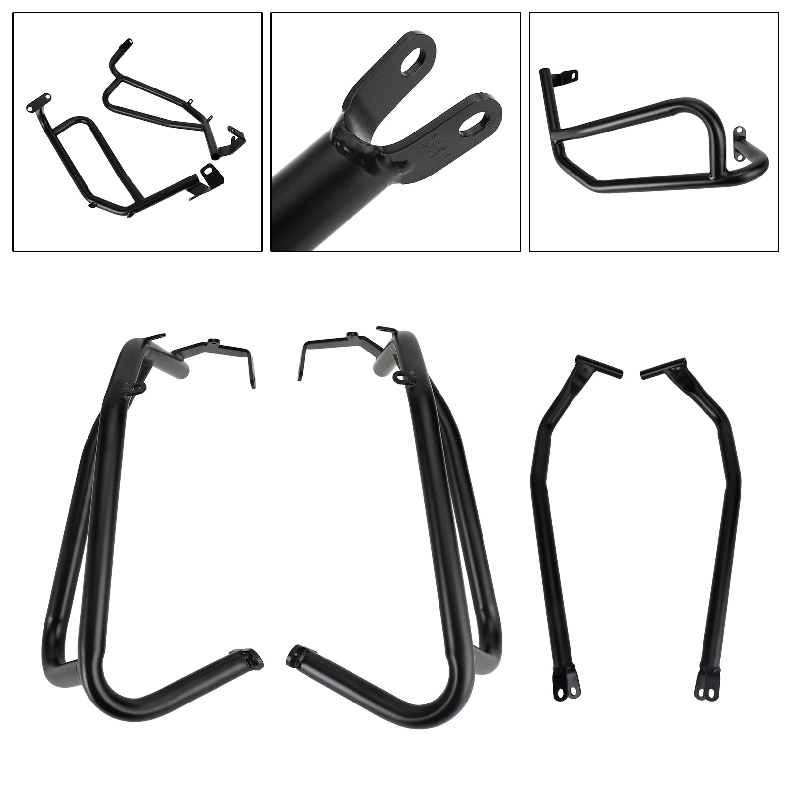 Engine Guard Crash Bar Protector Bumper Upper Lower For Honda Crf250 Rally 17-20