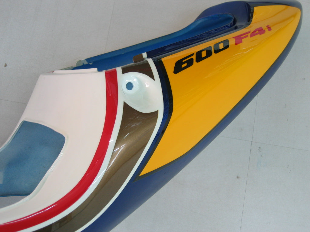 Amotopart 2001-2003 Honda CBR600 F4I Blue & White Stripe Fairing Kit