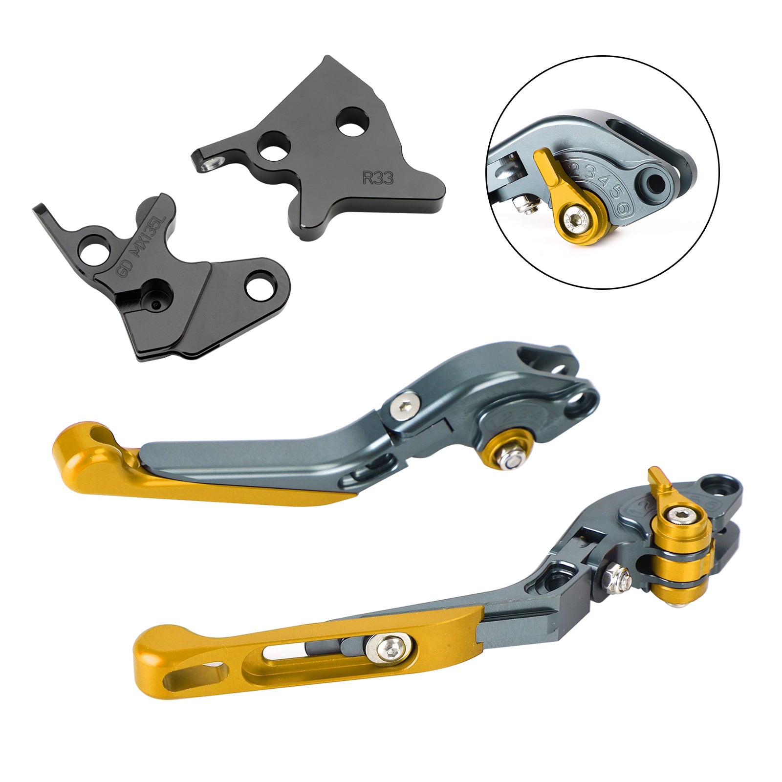 2005-2014 Yamaha YBR125 Einstellbarer Kupplungsbremshebel