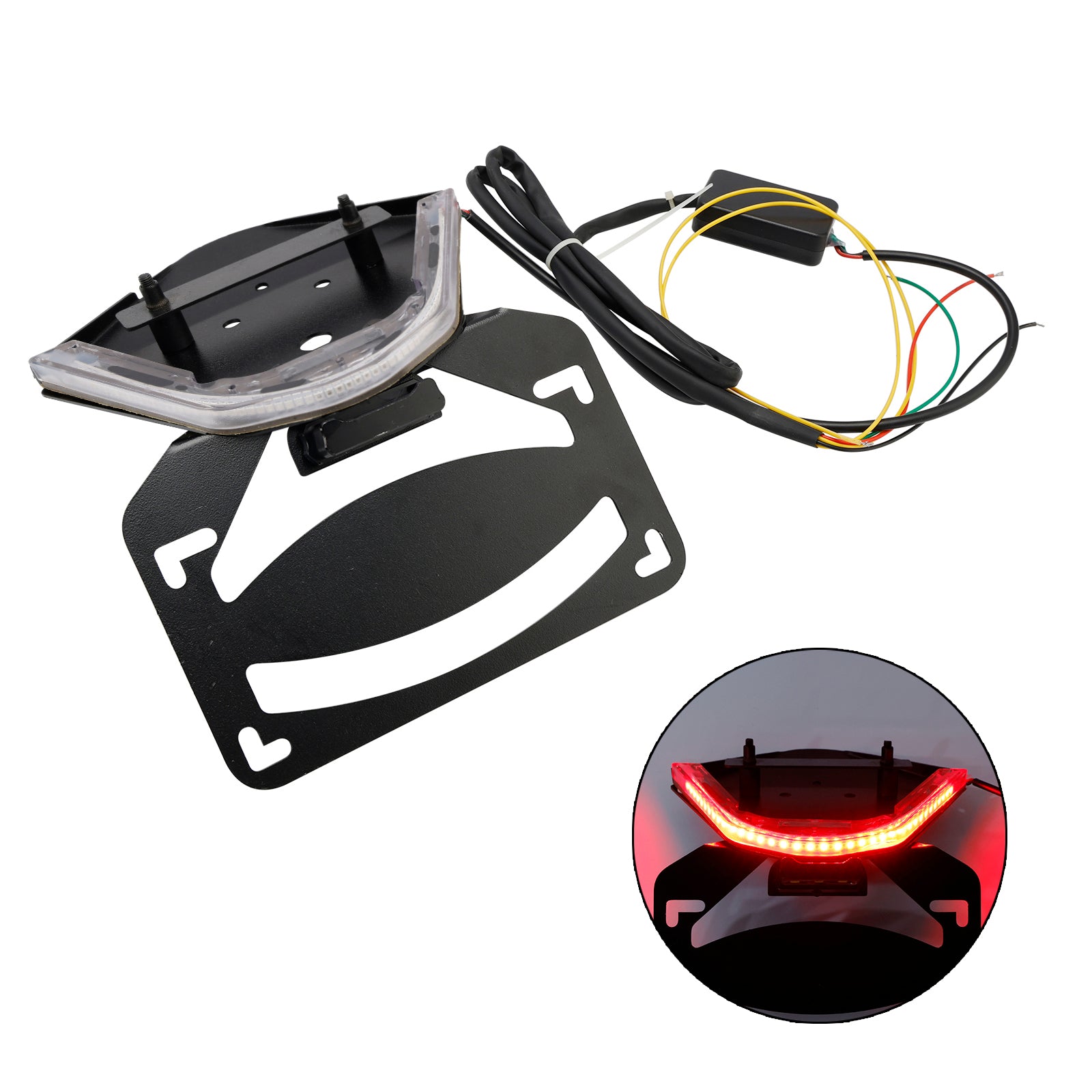 21-24 BMW S1000RR License Plate Holder Frame Bracket