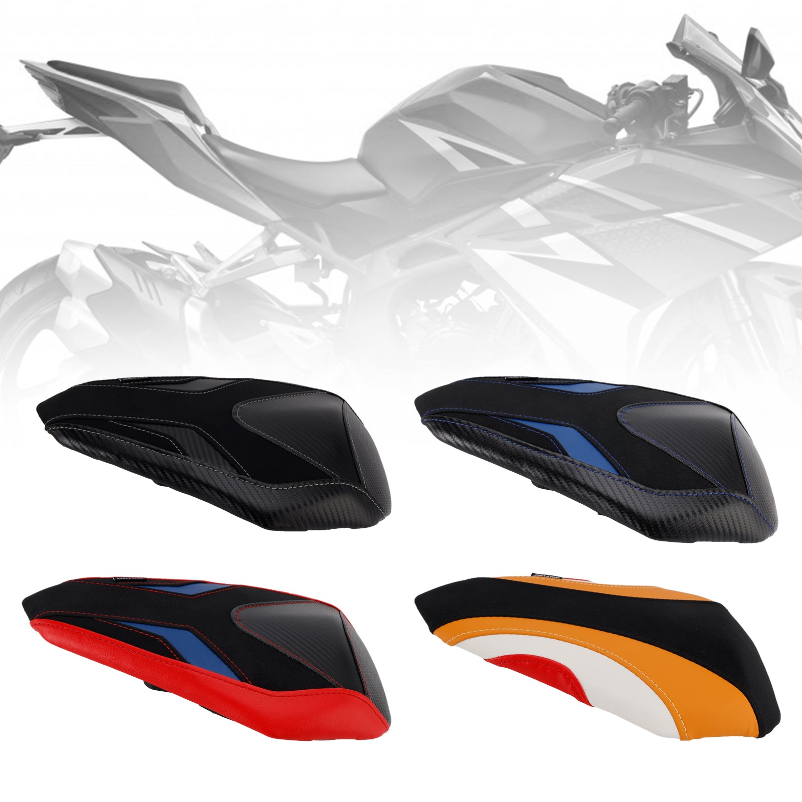 2017-2024 Honda Cbr250Rr Rear Passenger Seat Cushion Pillion Flat Multi