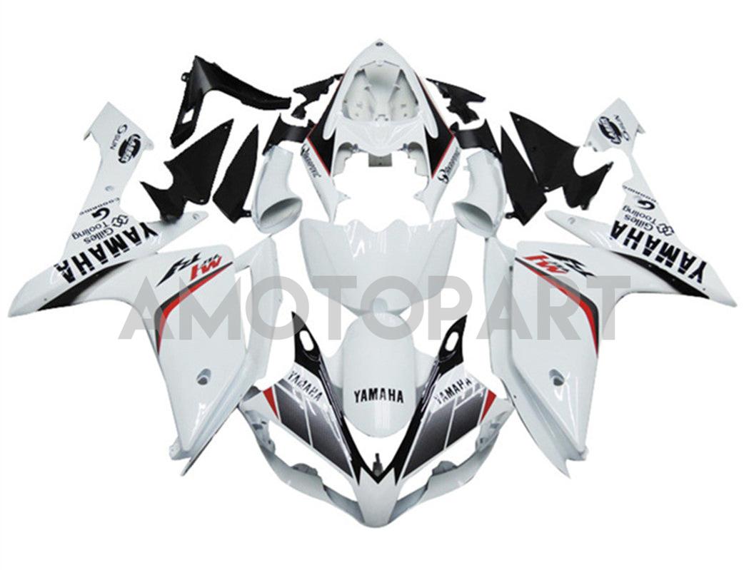 Amotopart Yamaha YZF 1000 R1 2007-2008 White Fairing Kit