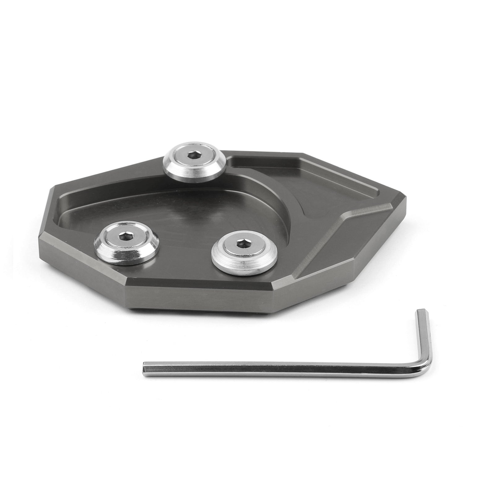 Kawasaki ZX14R/ZZR1400 07-14 GTR1400 08-14 Sidestativ Kickstand Plate Grå