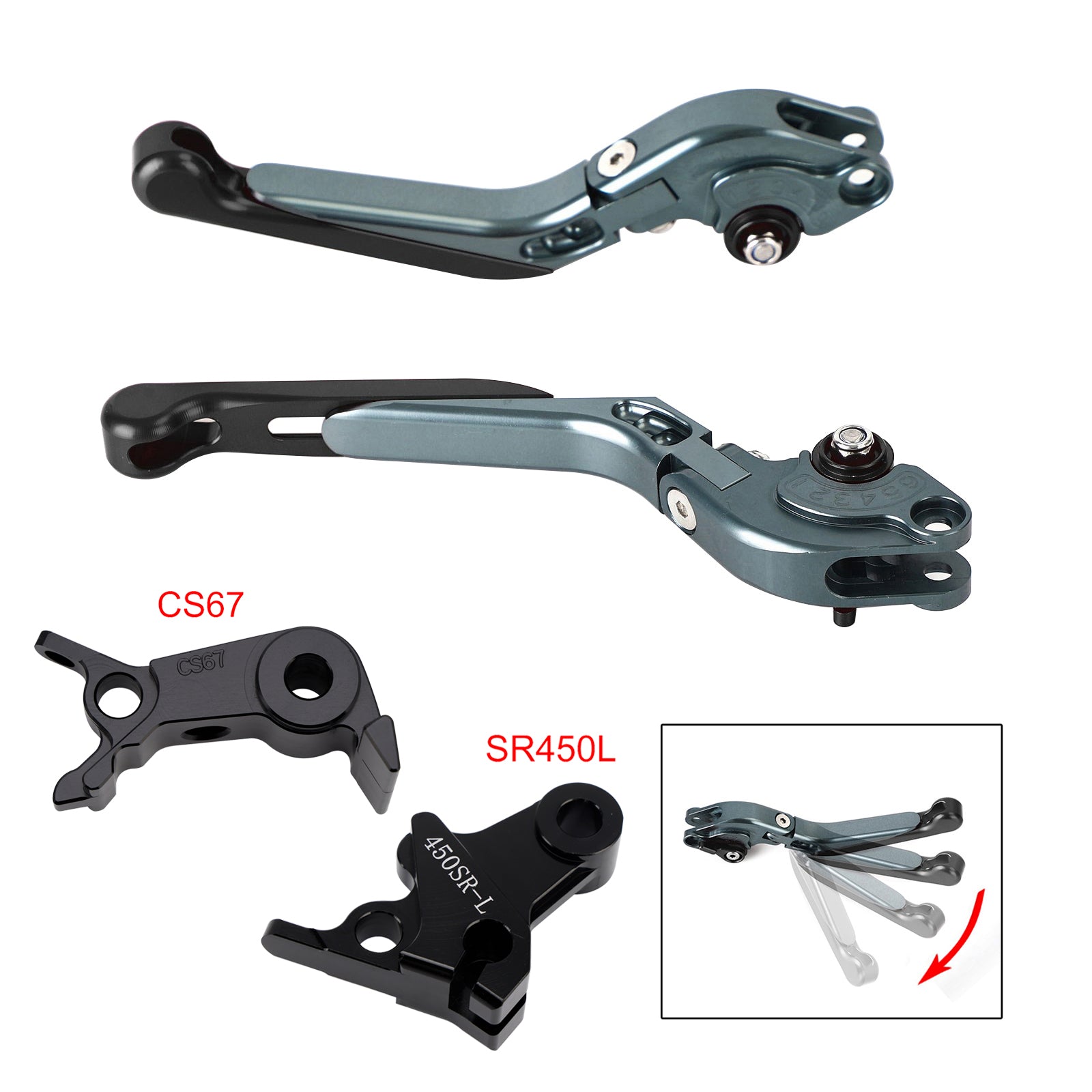 2024-2026 VOGE DS900X 900DSX Adjustable Clutch Brake Lever