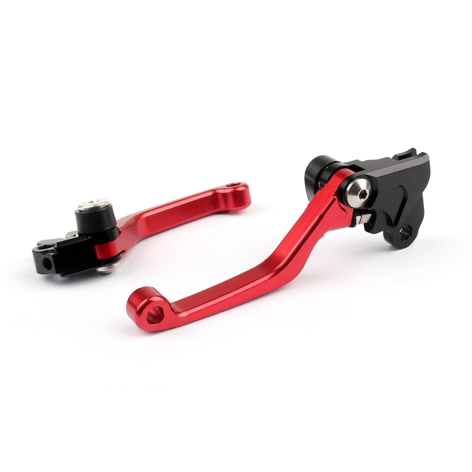 2003-2009 Honda CRF230F Off Road Pivot Aluminum Brake Clutch Levers Red