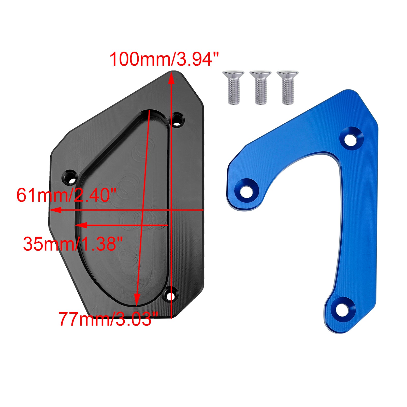 Suzuki V-strom 650 DL650 XT 2011-2024 Kickstand Enlarge Plate Pad