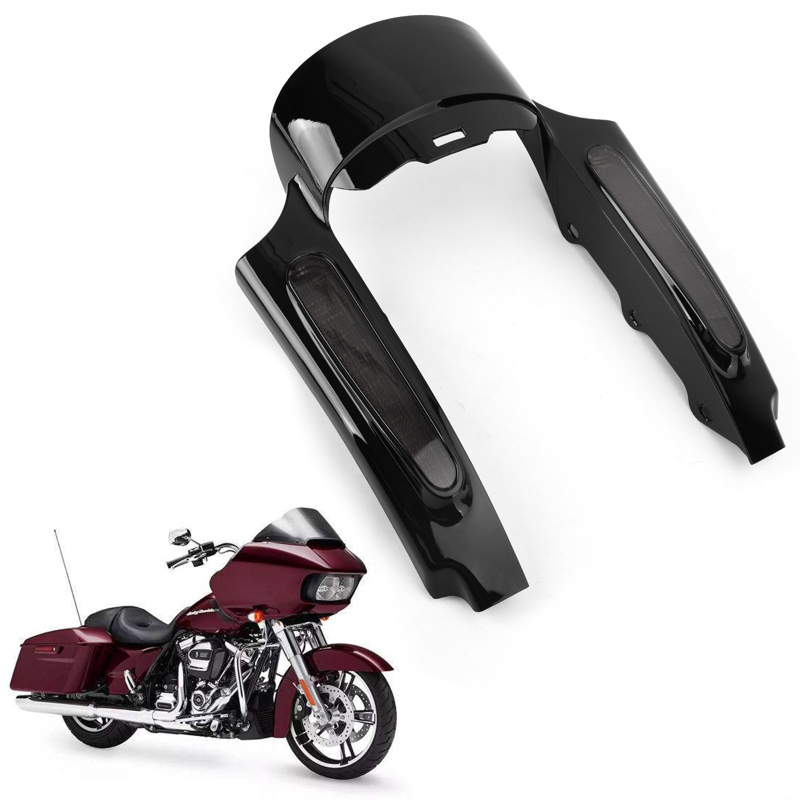 09-13 Touring Electra Road Street Glide Road King Rauch Heck Kotflügel LED Light