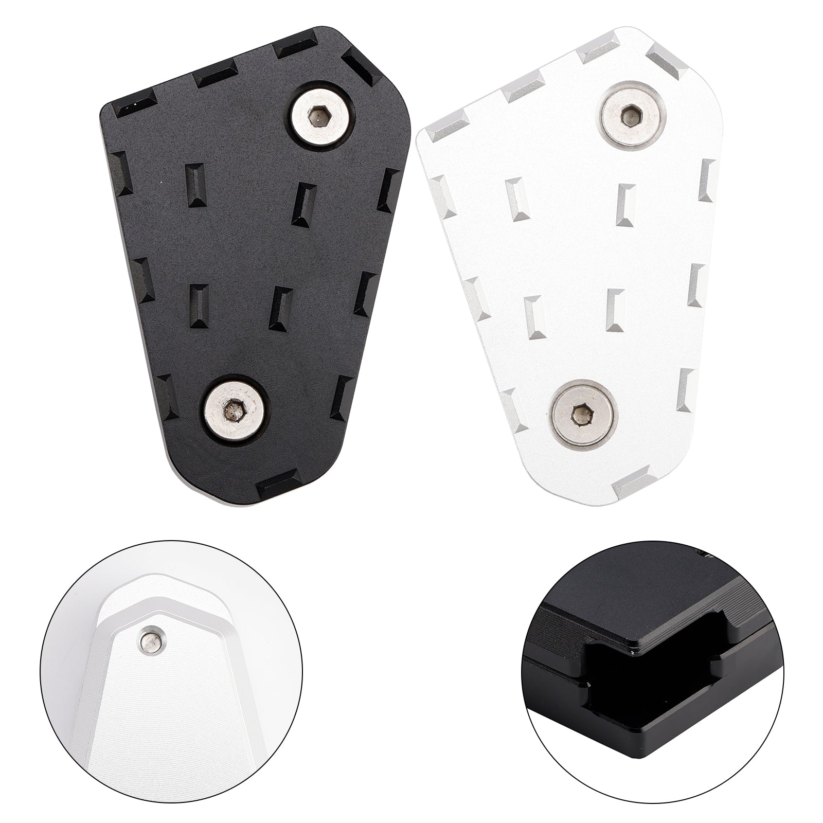 Multistrada 950 1200 1260 CNC Pédale de frein extension PEG PAD Silver