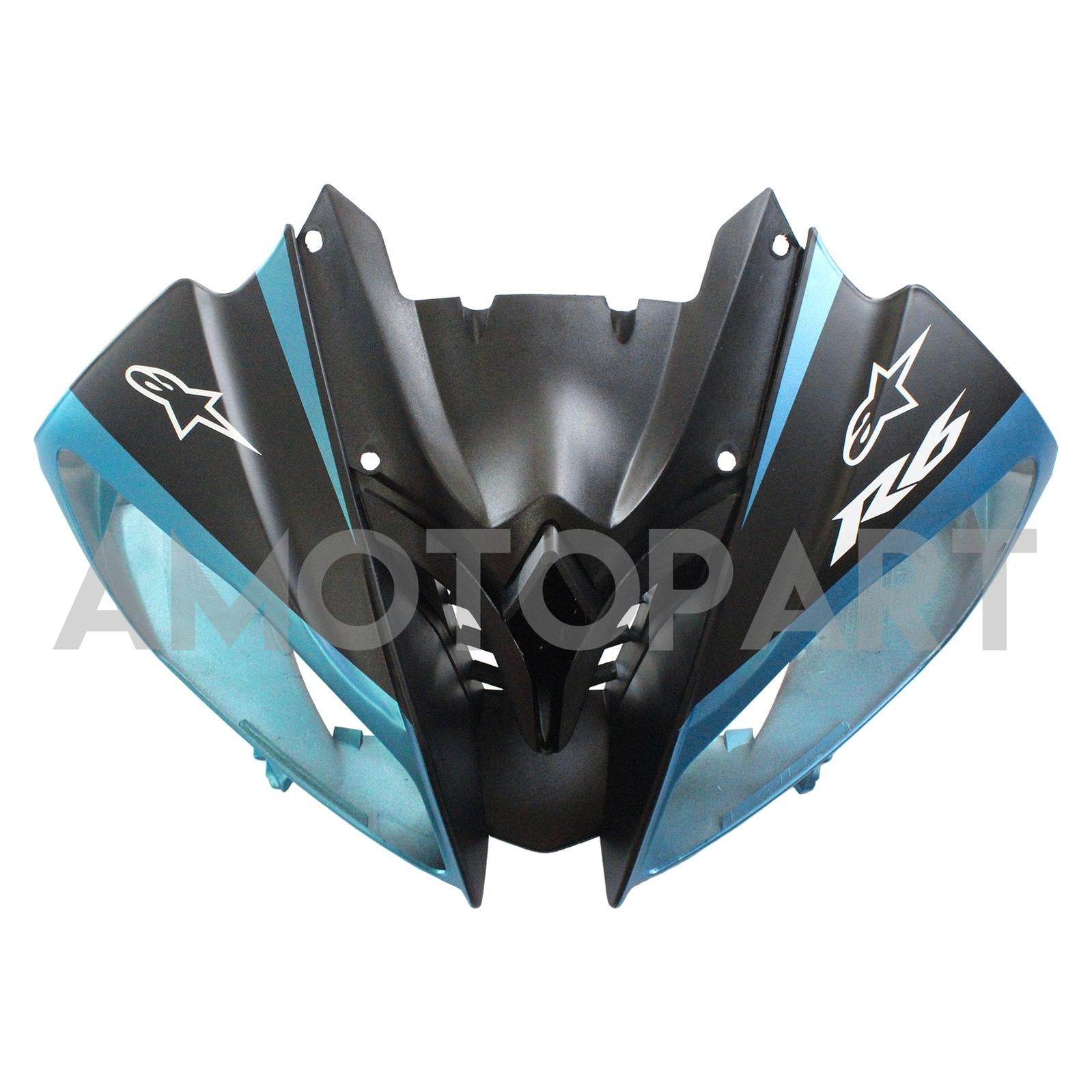 Amotopart 2008-2016 YZF 600 R6 Yamaha Blue Petronas Fairing Kit