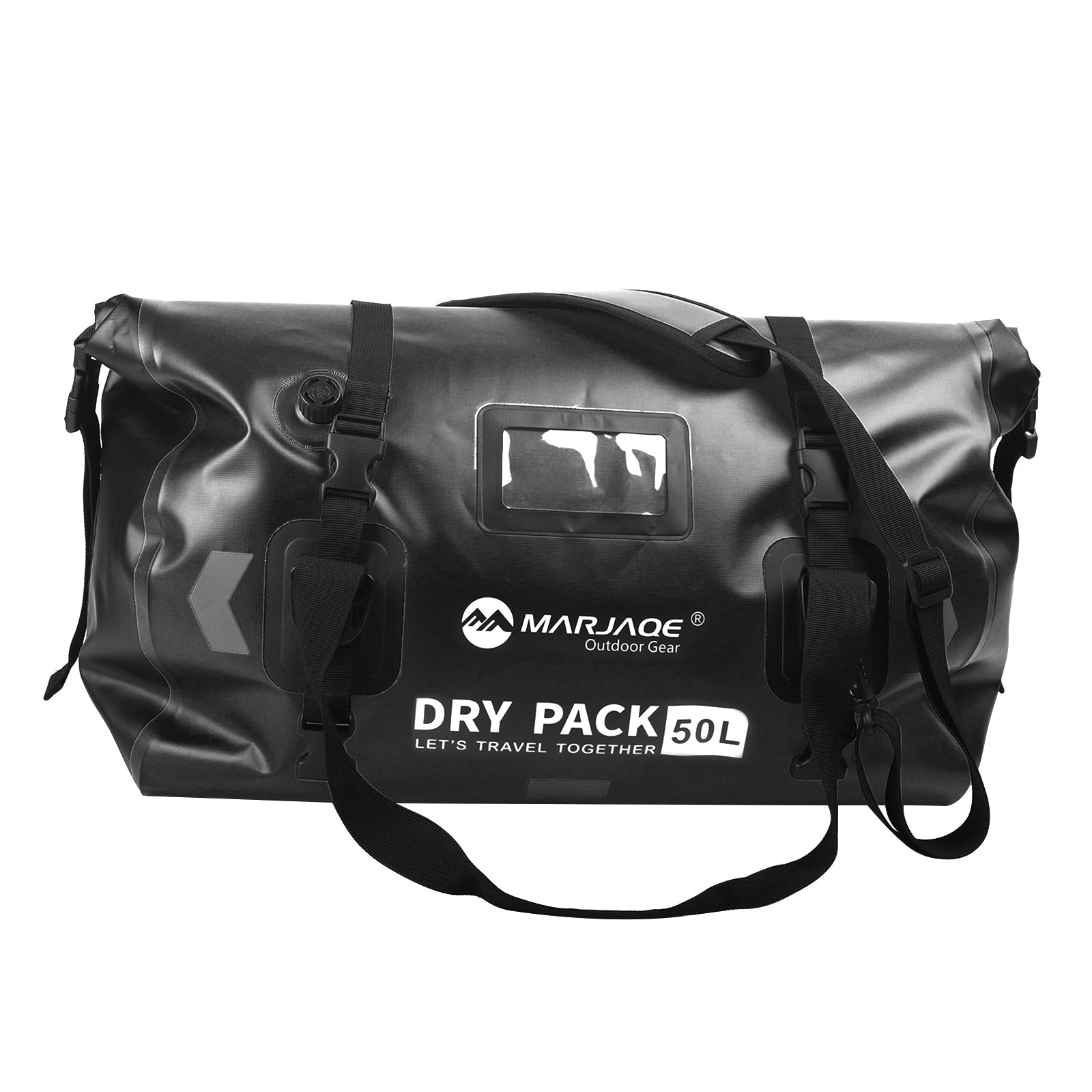 Motorcycle Universal Saddlebag Side Storage Tail Bag Pu Luggage 50L